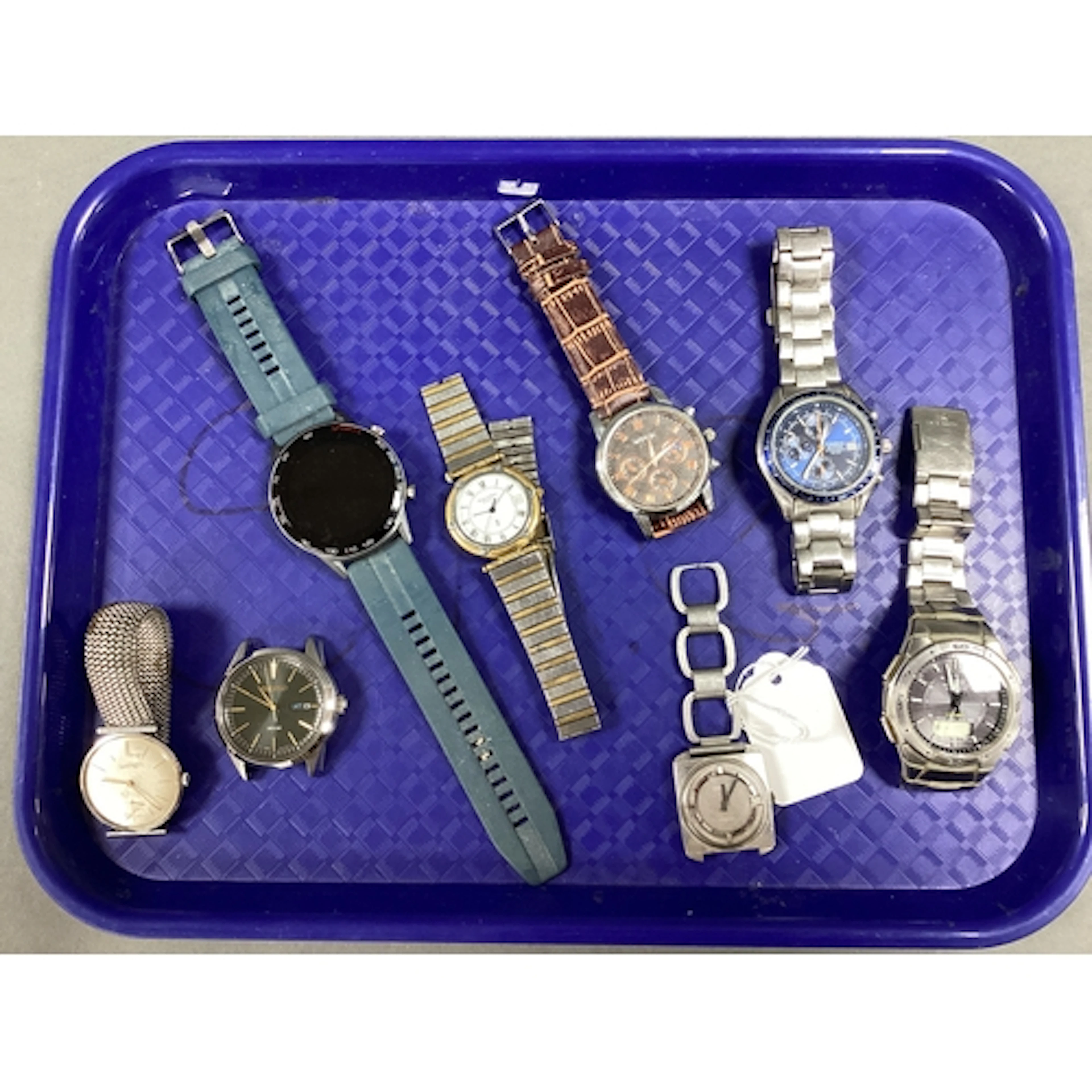 A Collection of Gent's Wristwatches and Parts, including a S...