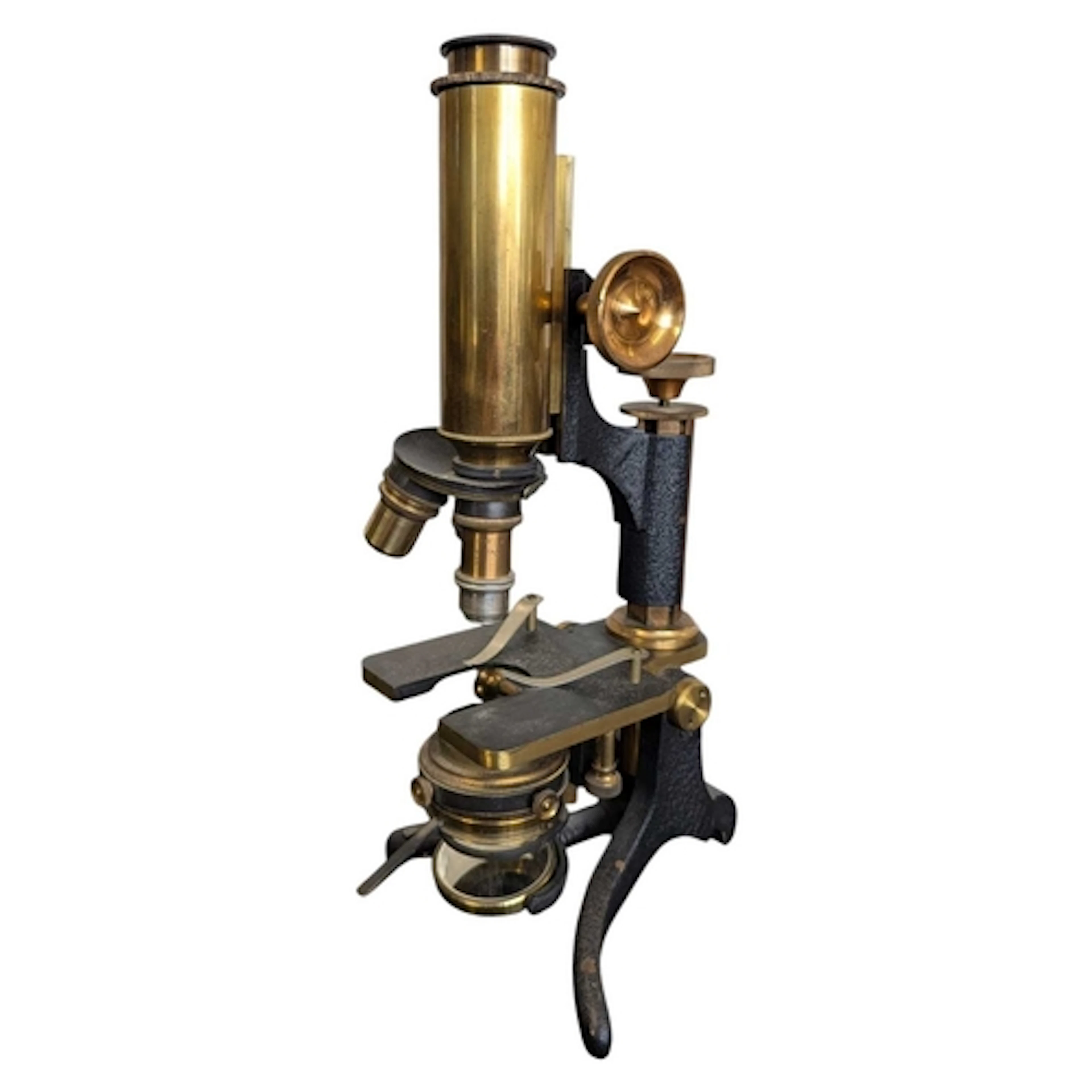 Late 19th / early 20th century Ernst Leitz Wetzlar brass mic...