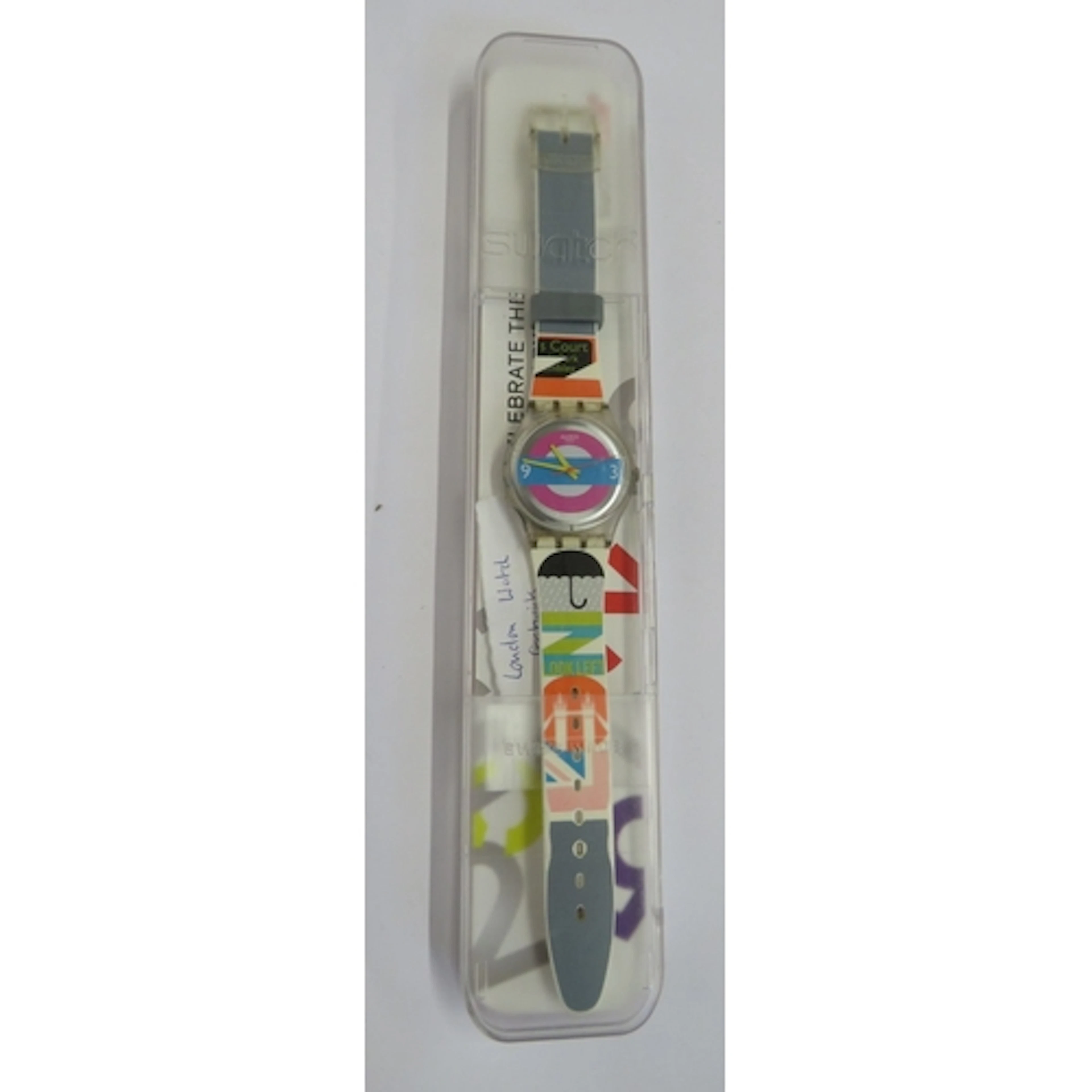 Mind Your Swatch Watch in case UNTESTED (LD2)