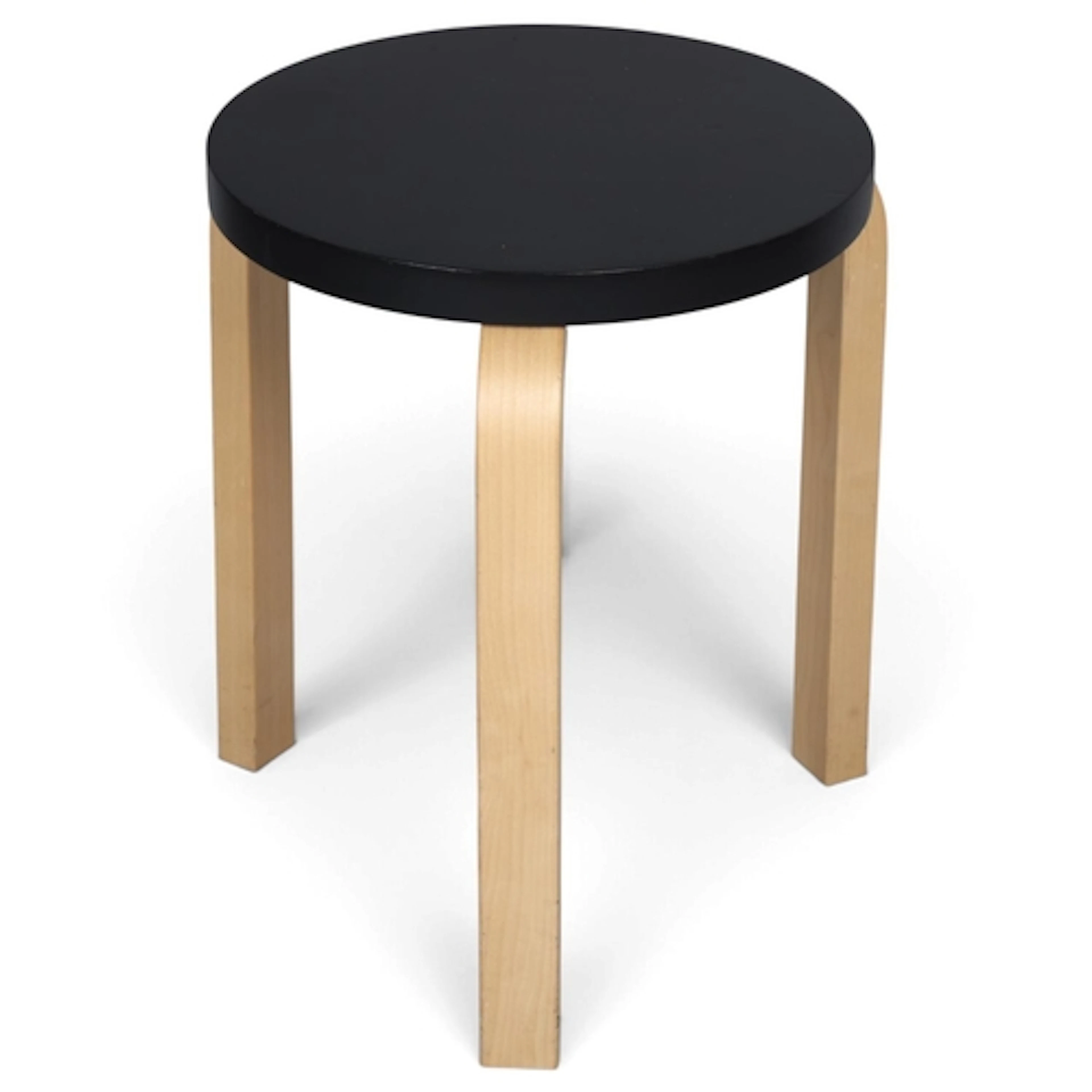 ALVAR AALTO stool 60 by Artek, designed in 1933, this exampl...