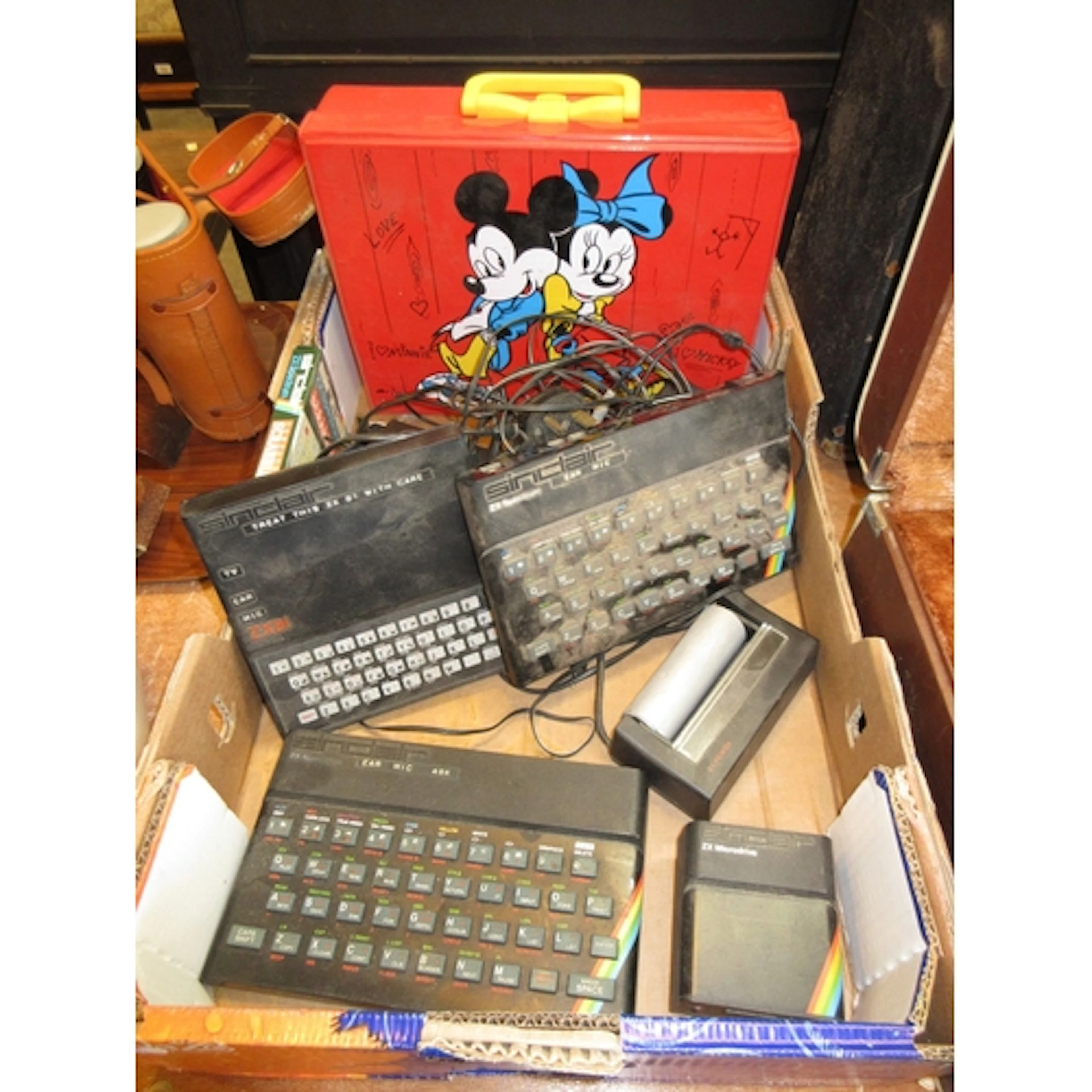 Sinclair ZX81, 2 Sinclair ZX Spectrums, ZX Microdrive, ZX Pr...