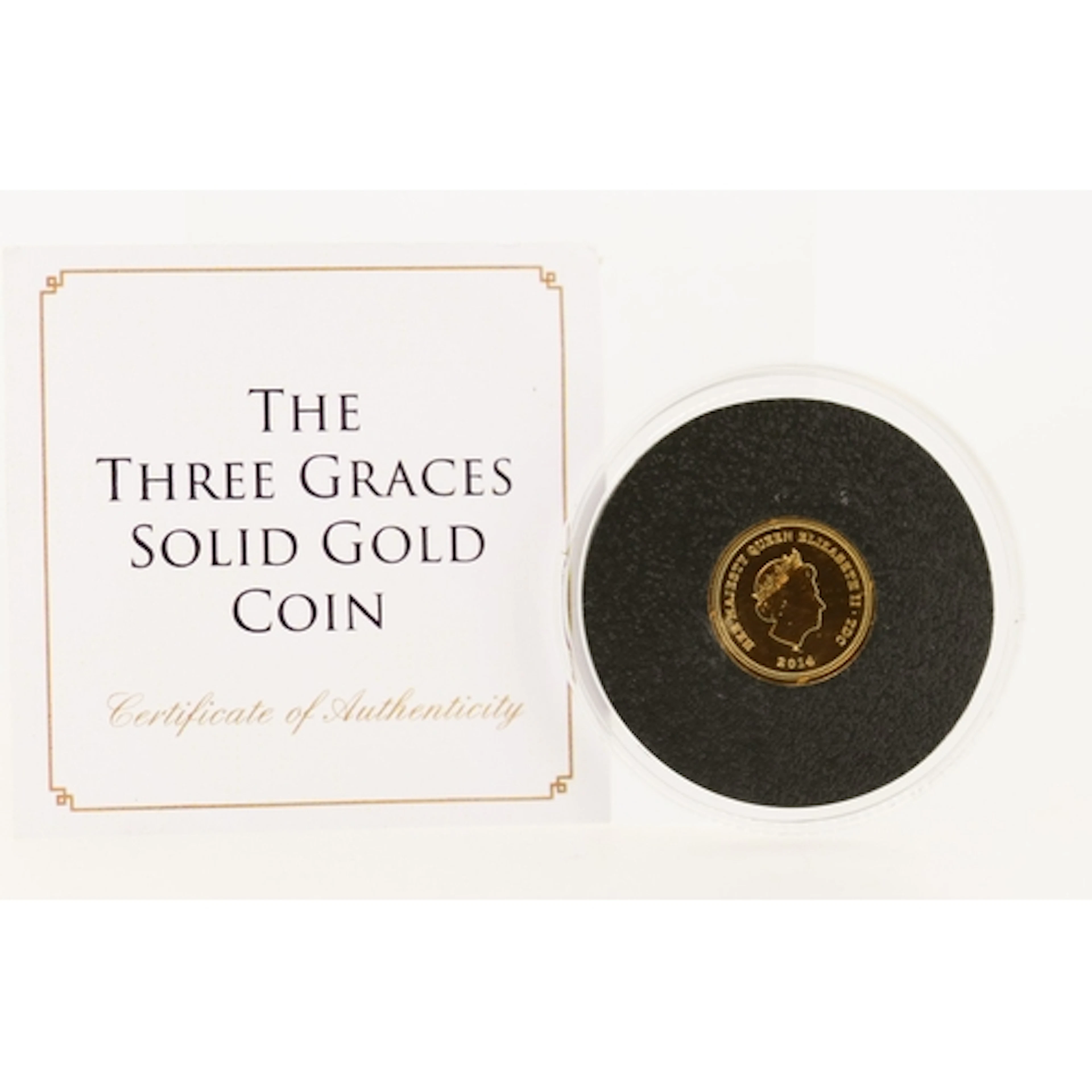 9 Carat Solid Gold, Commemorative One Crown Proof Coin 'The ...