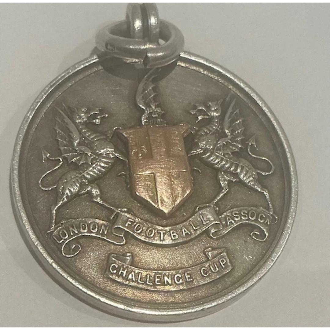1951 Millwall London FA Cup Final Football Medal: Silver hal...