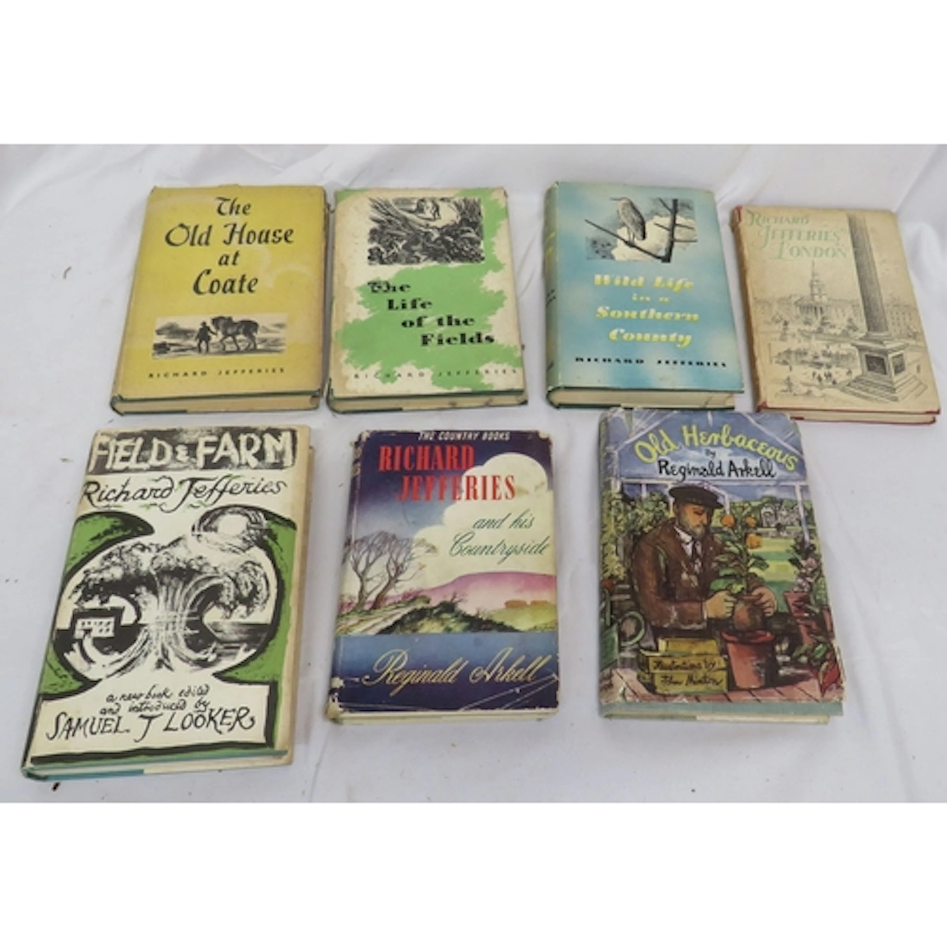 Richard Jefferies Books incl. London published by Lutterwort...