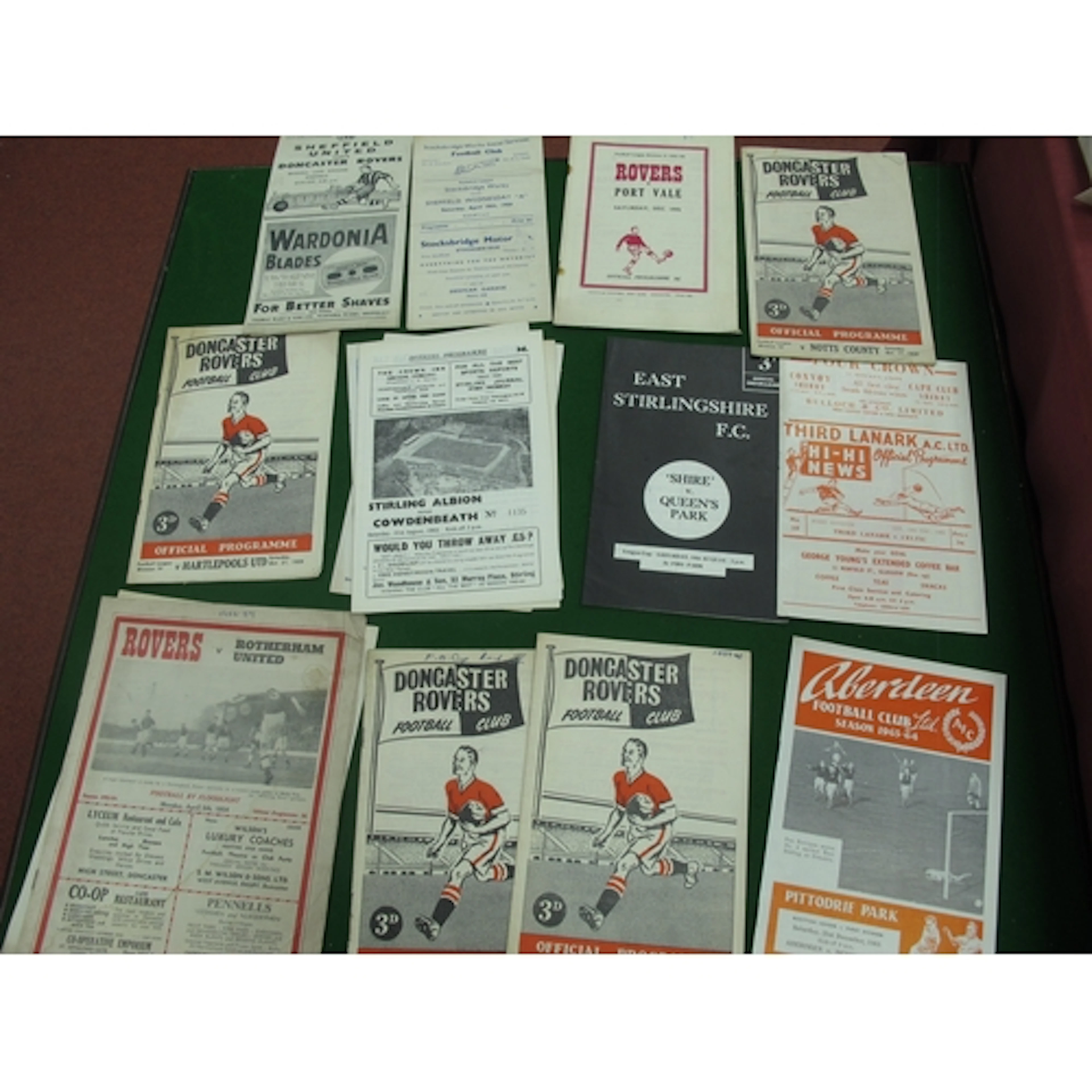 Doncaster Rovers 1950s Programmes (7) including 50-1 at Shef...