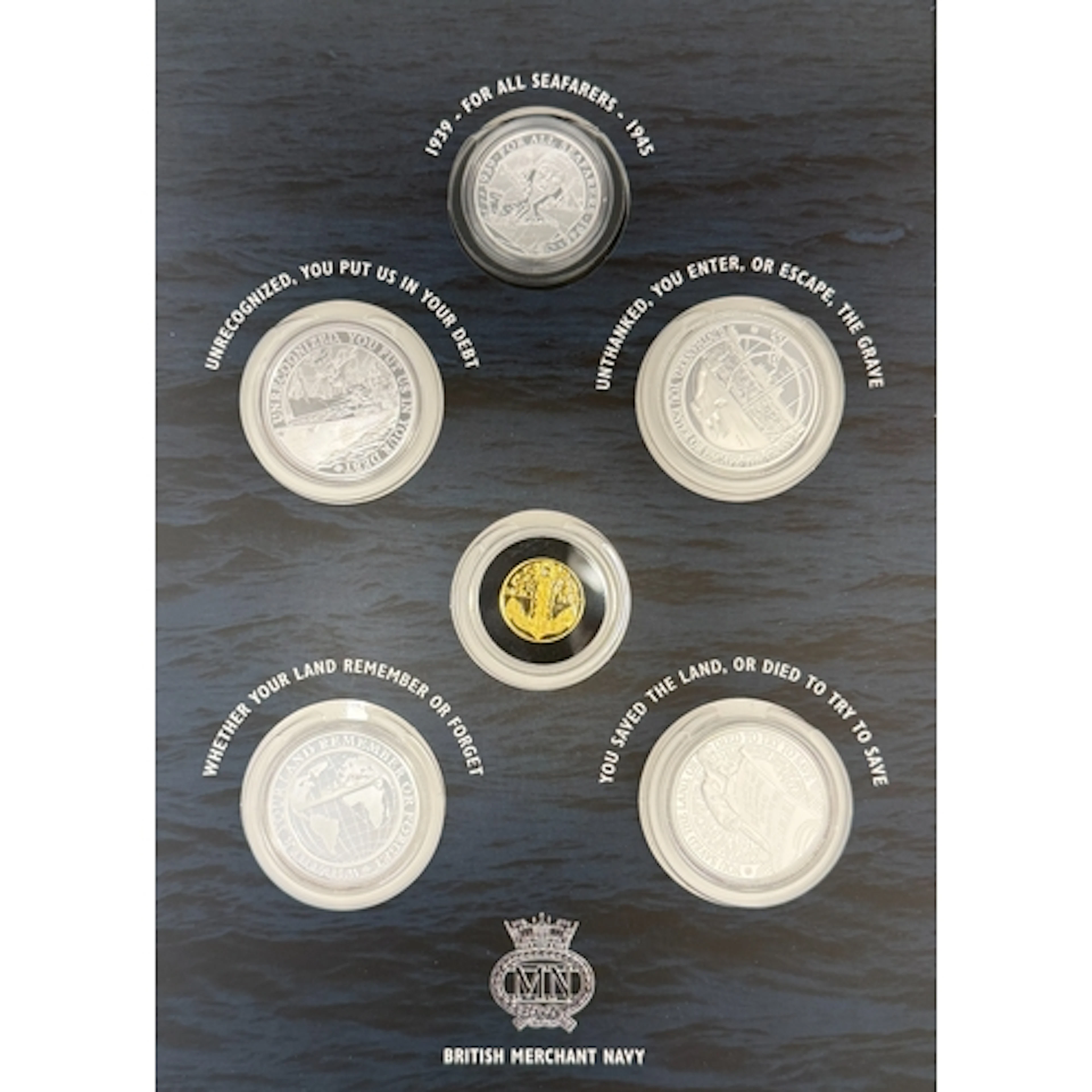 Gibraltar 2016 The Battle of the Atlantic six-coin proof set...