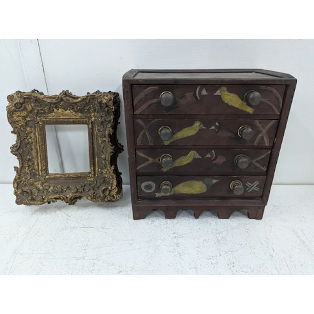A 19th century gilt picture frame in the baroque and rococo ...