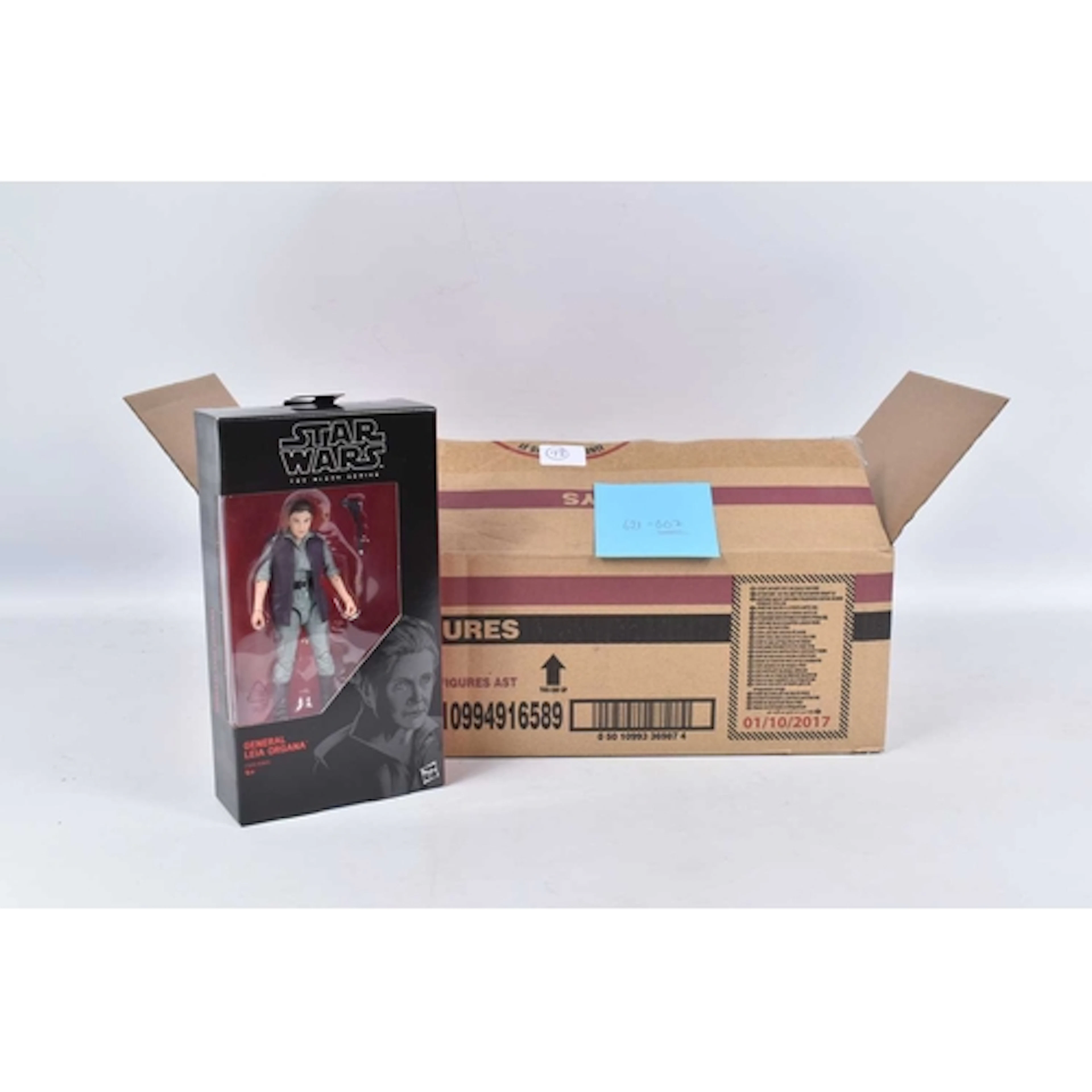 SEVEN BOXED HASBRO STAR WARS THE BLACK SERIES FIGURES, to in...