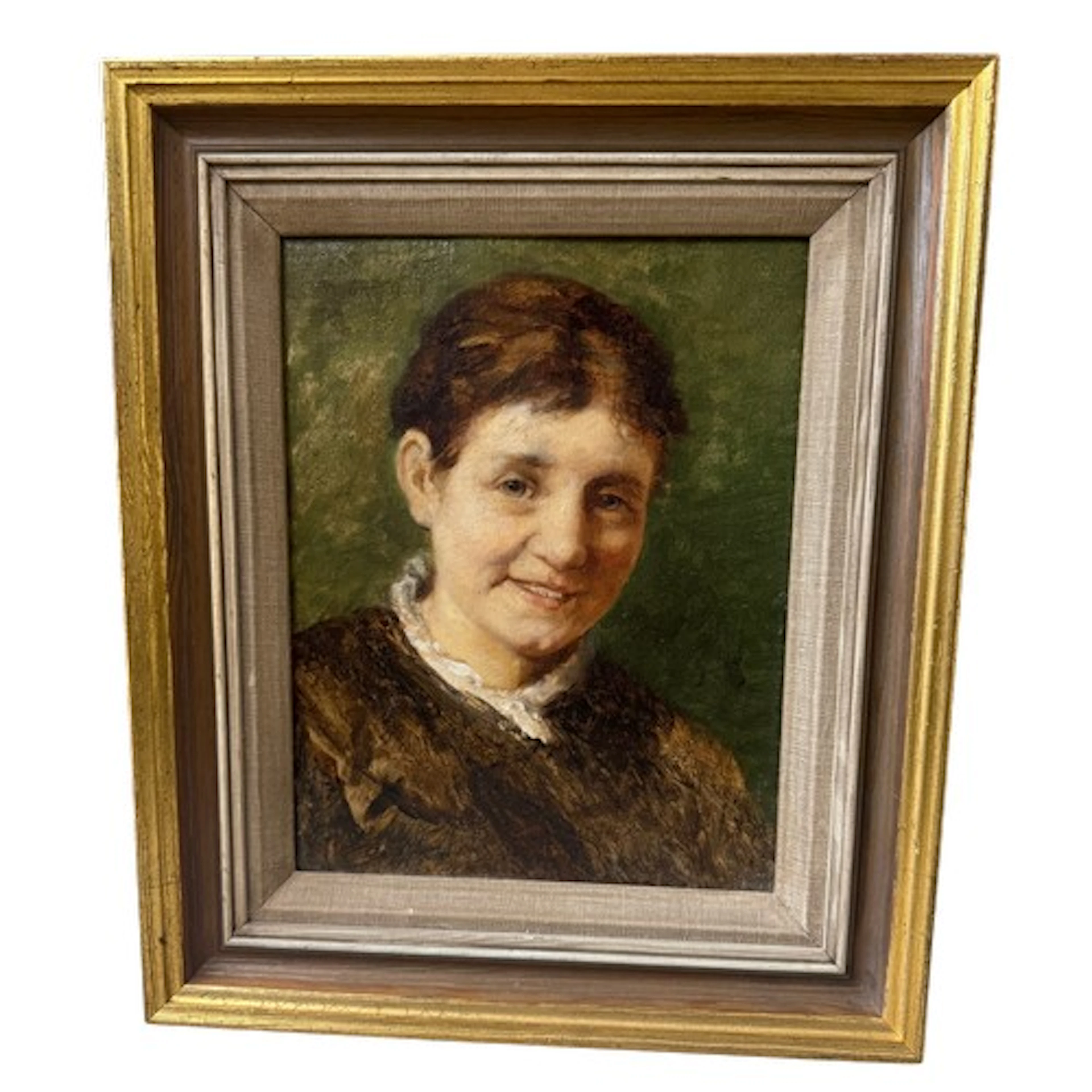 William Orpen (IRISH 1878-1931) Portrait of a Lady. Oil on c...