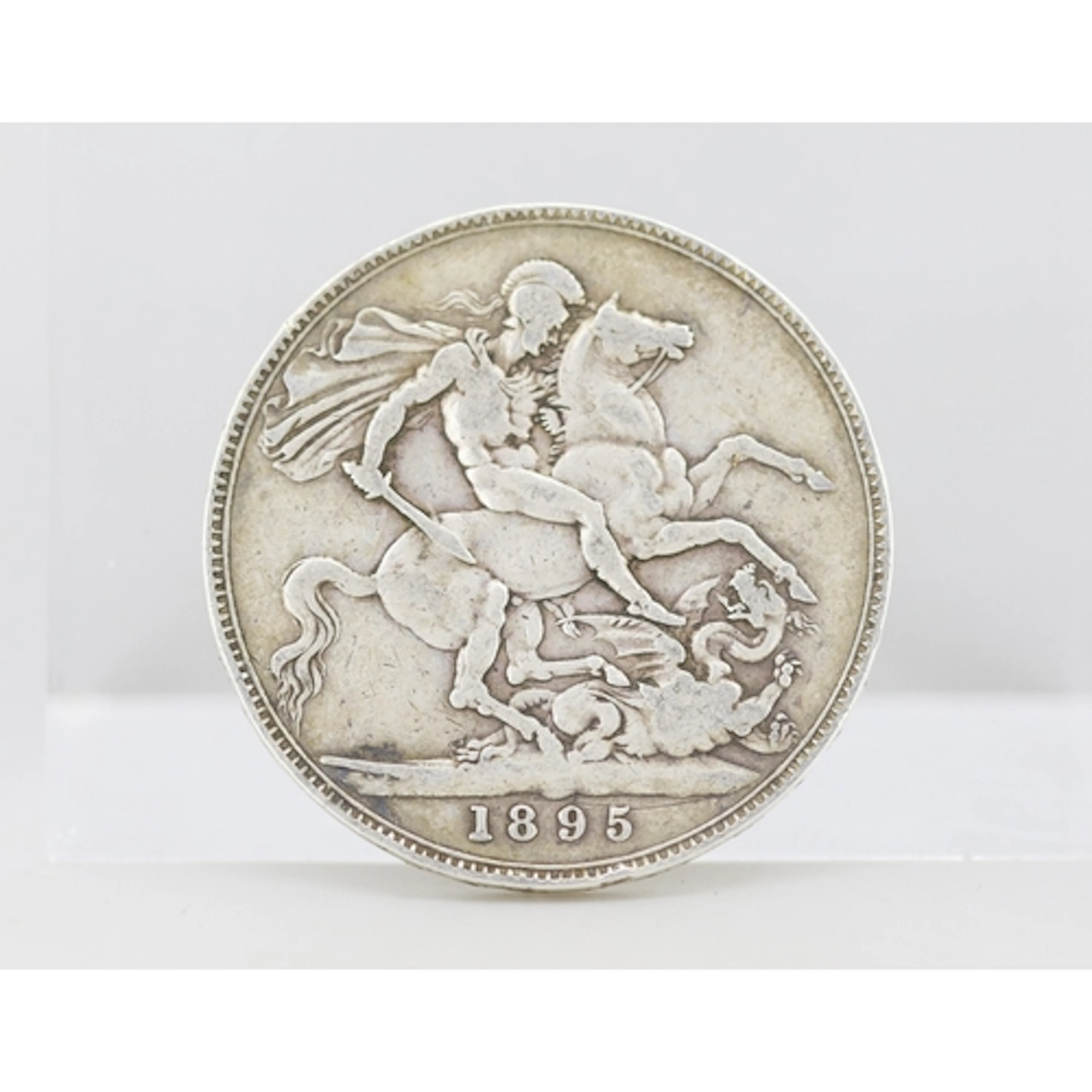 Sterling Silver British Crown Coin, Queen Victoria Old Head ...
