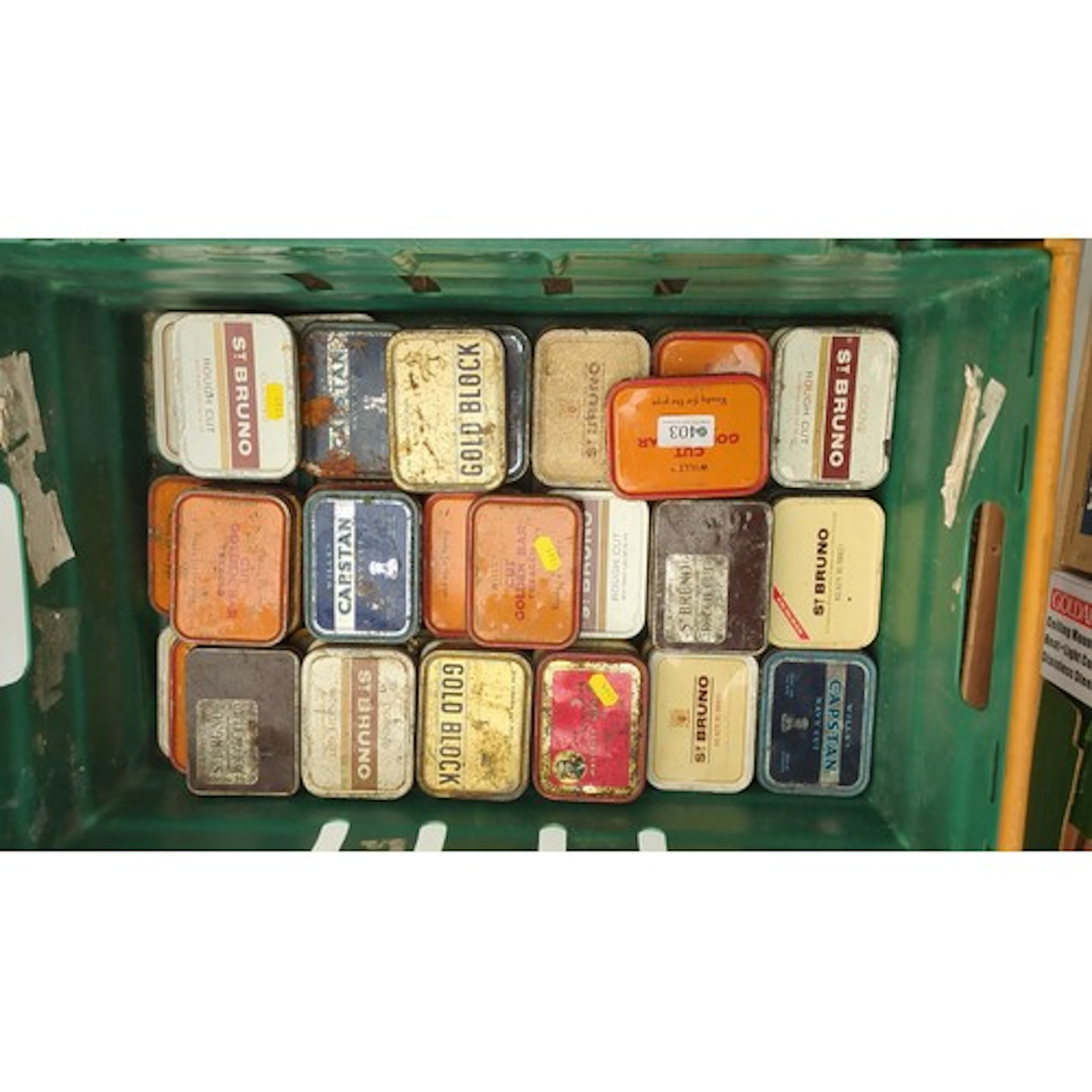 A quantity of vintage British tobacco tins, including Ogden’...