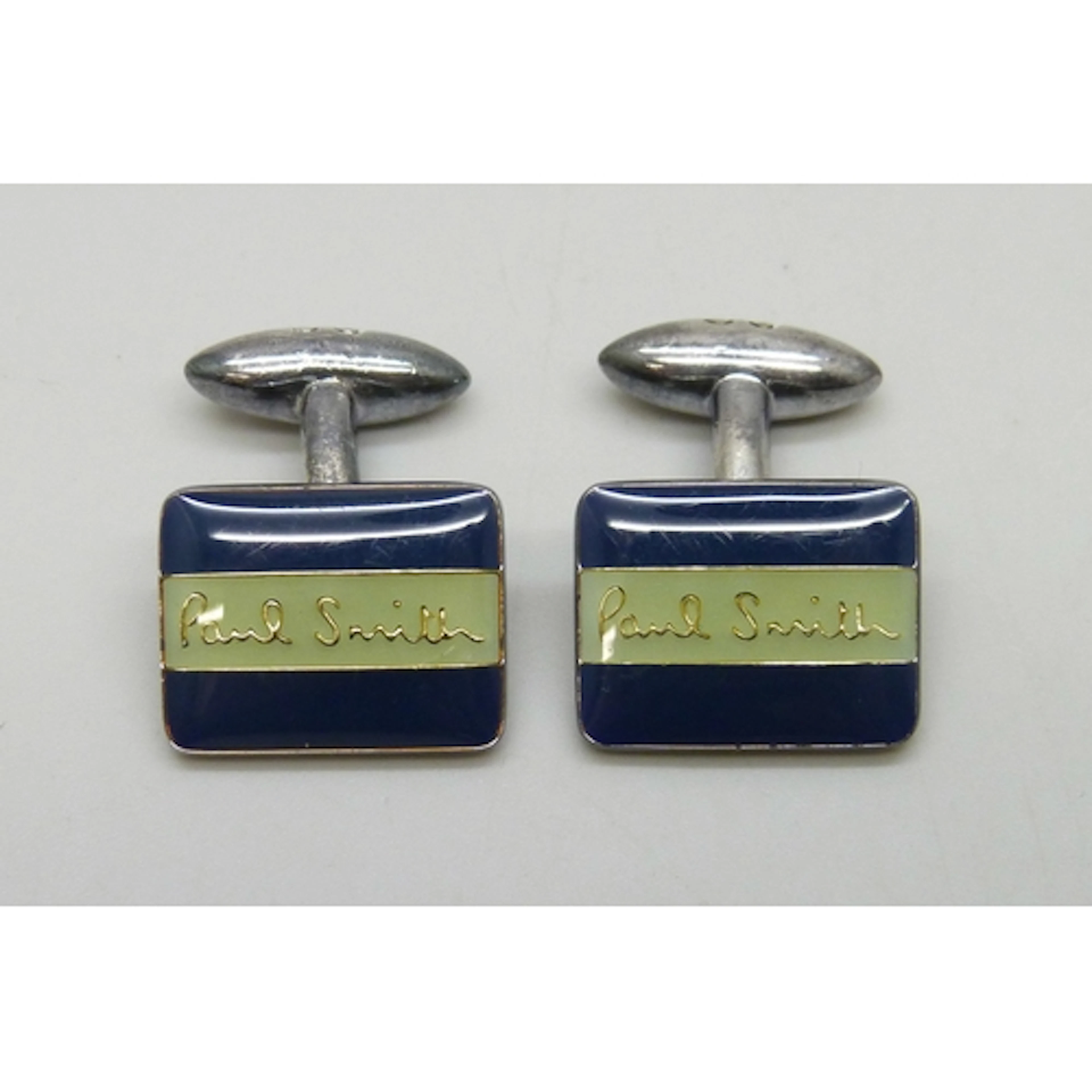 A pair of Paul Smith sterling silver cufflinks, hallmarked B...