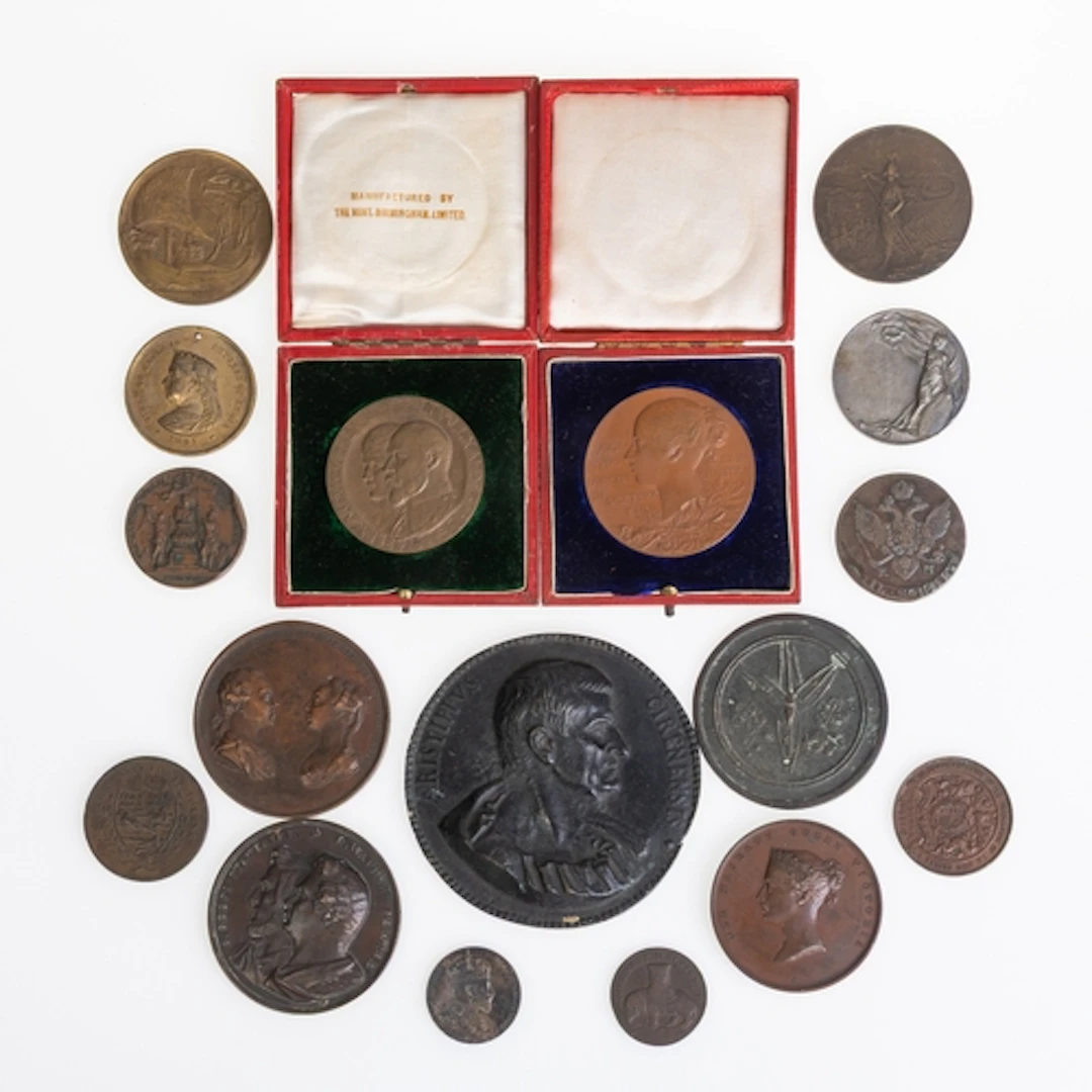 COLLECTION OF MEDALLIC ISSUES. Collection of medallic issues...