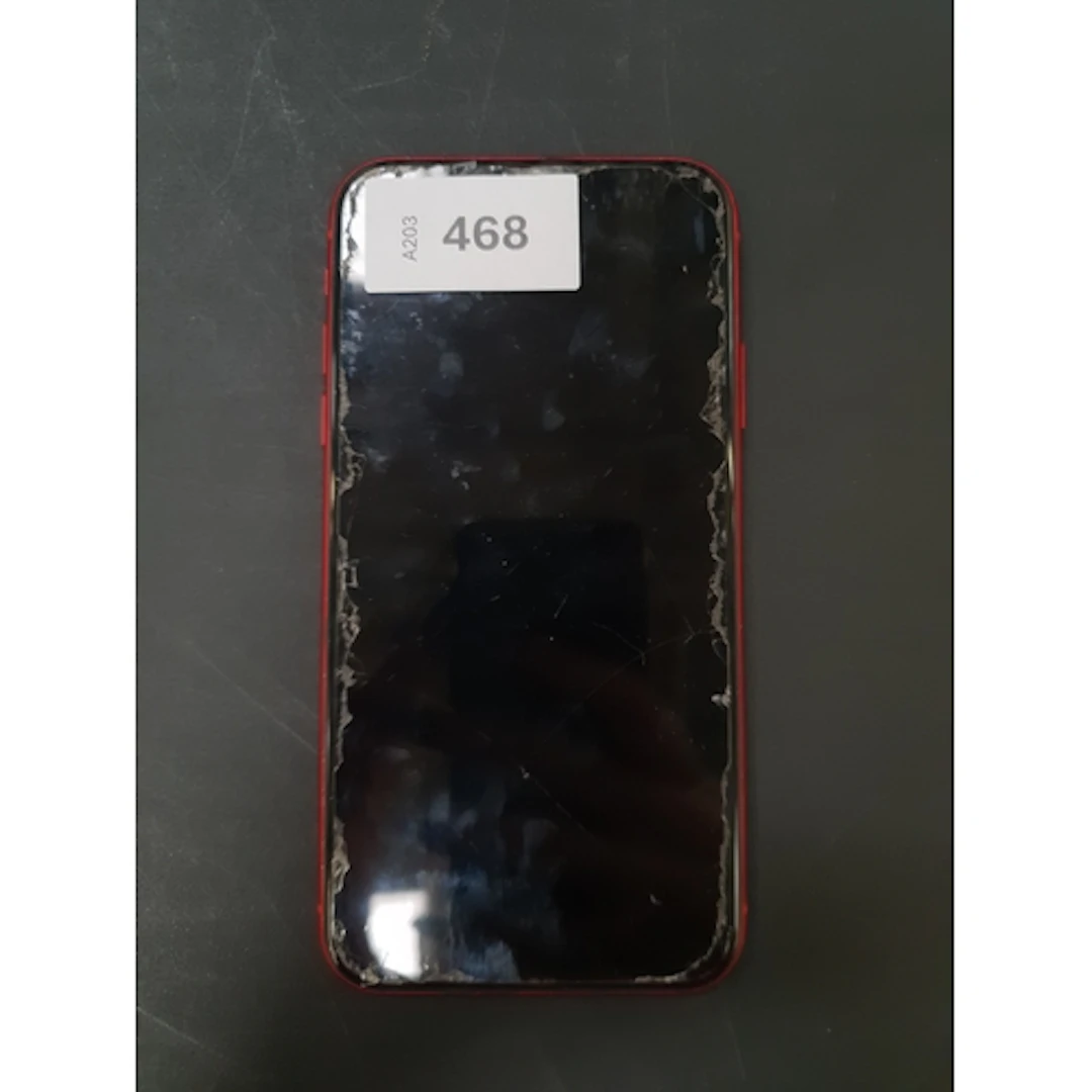 APPLE IPHONE XR/A2106/ RED/128GB/ I-CLOUD LOCKED/ IMEI: 3573...