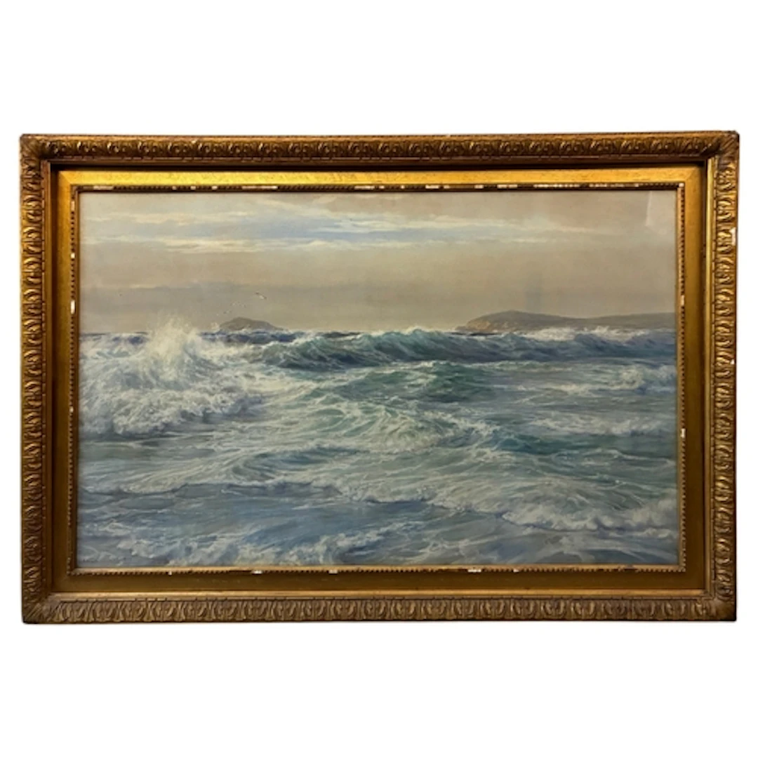 Arthur Wilde Parsons (1854-1931) - Restless Waters (1903), w...