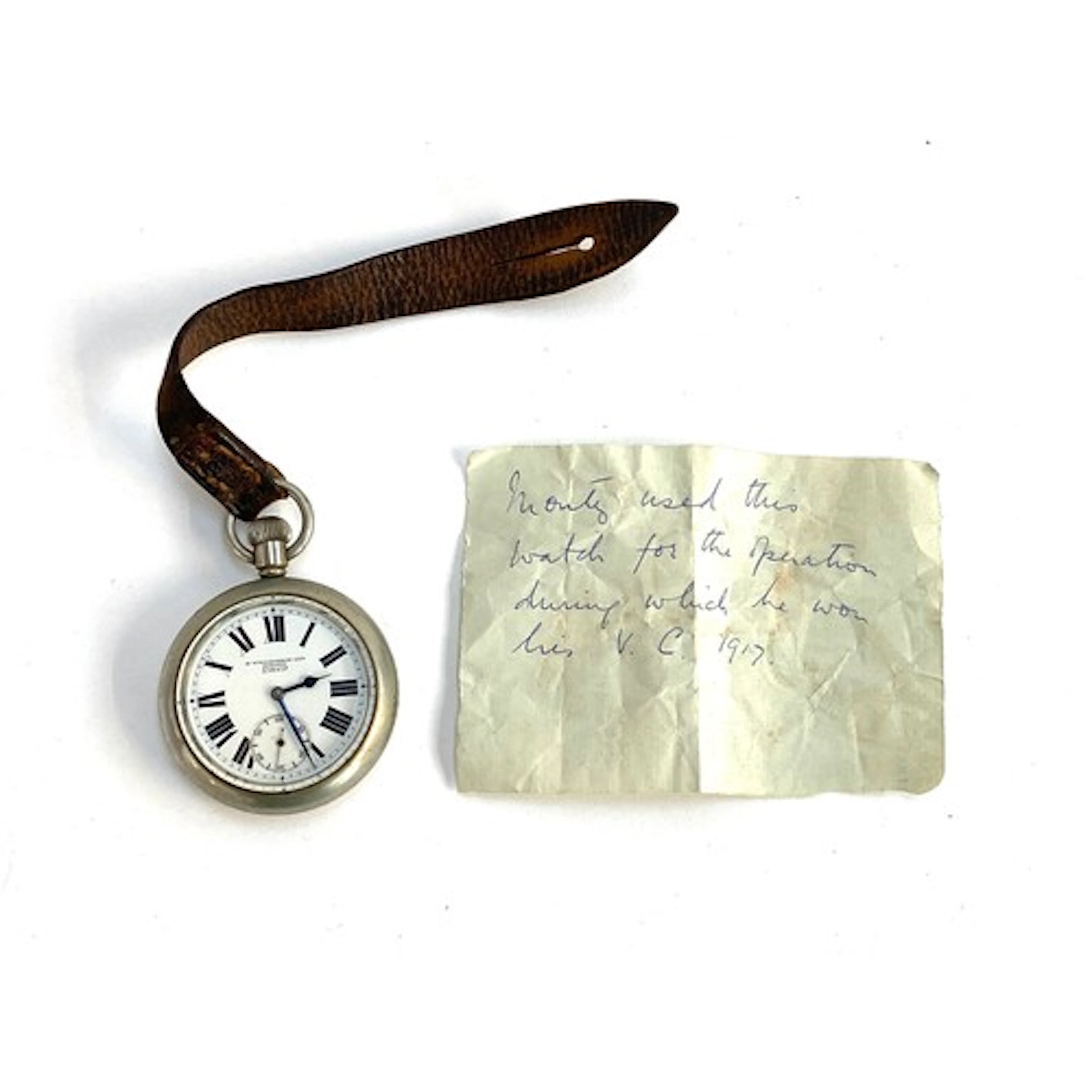 A WWI military issue pocket watch by H. Williamson Ltd Londo...