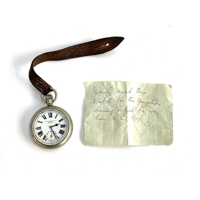 A WWI military issue pocket watch by H. Williamson Ltd Londo...