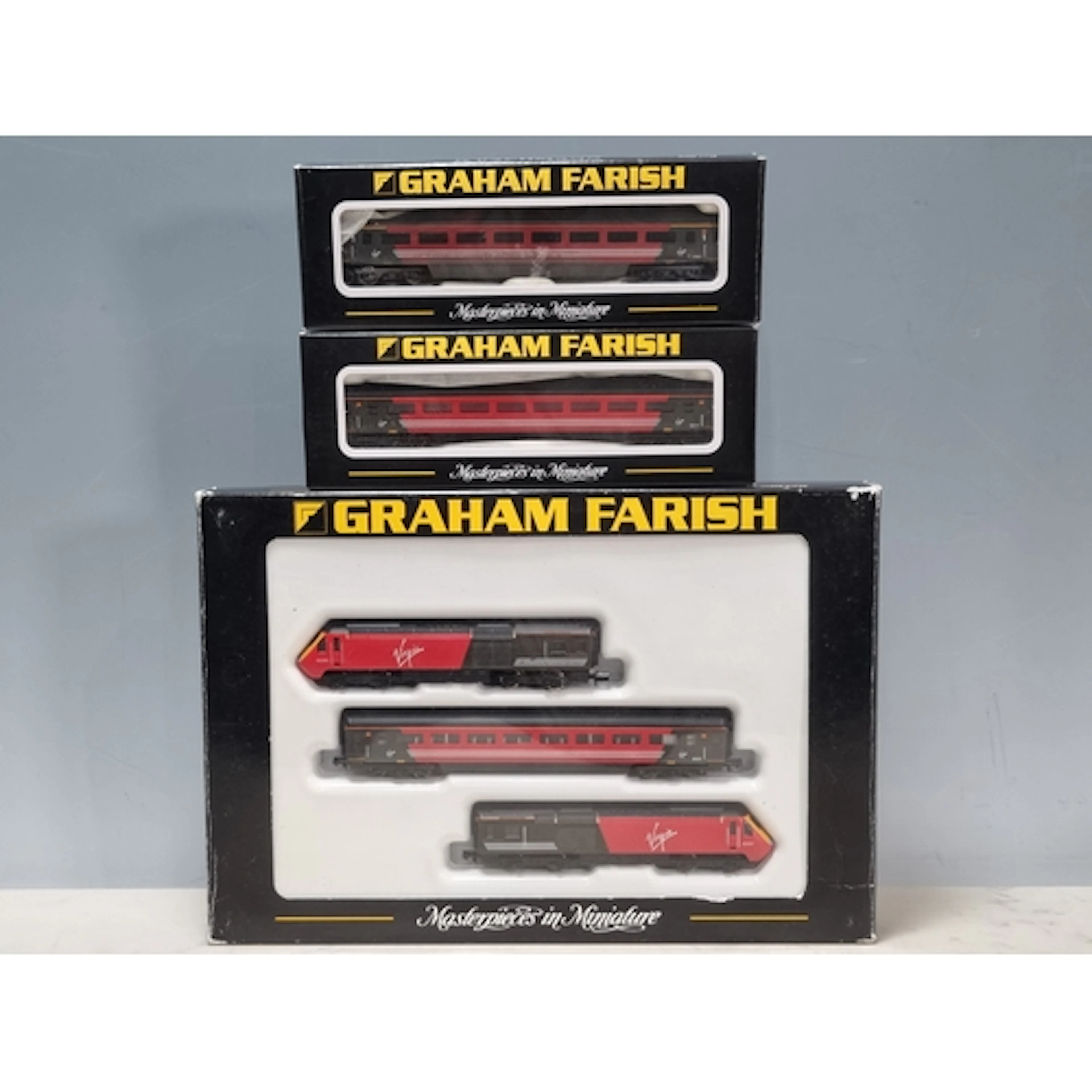 A boxed Graham Farish by Bachmann 371-478 HST Virgin Trains ...