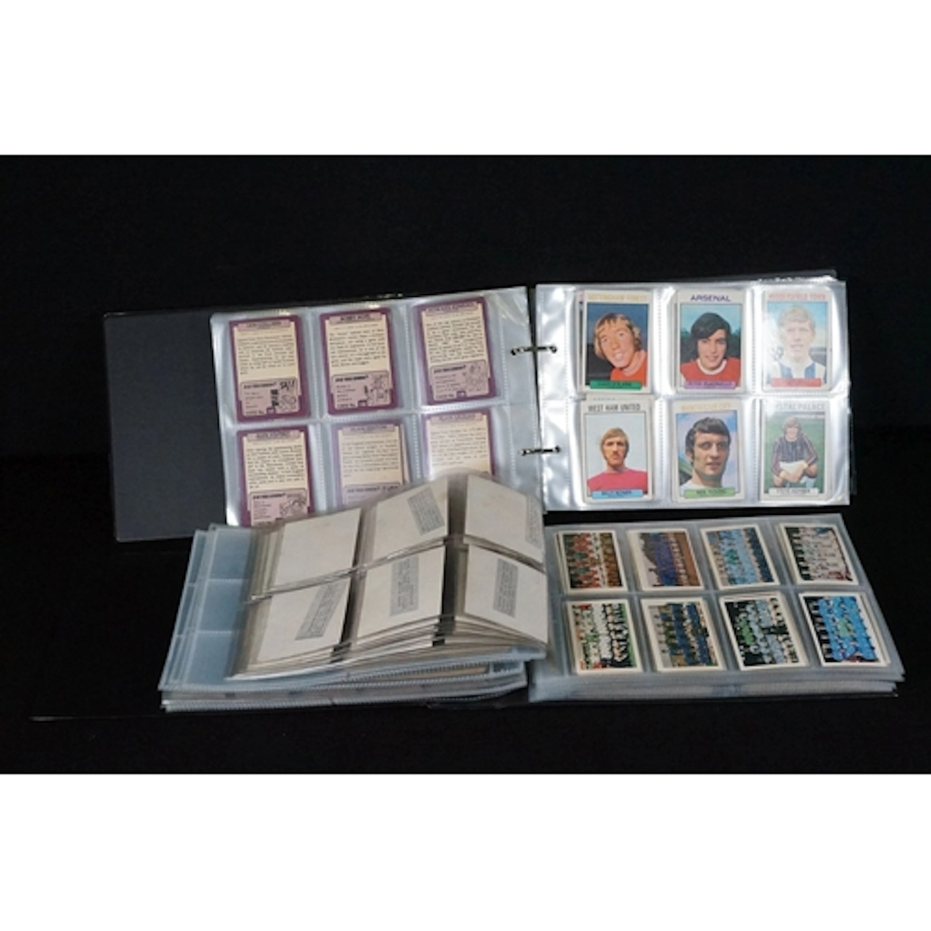 Cigarette Cards - A large collection of Football related con...