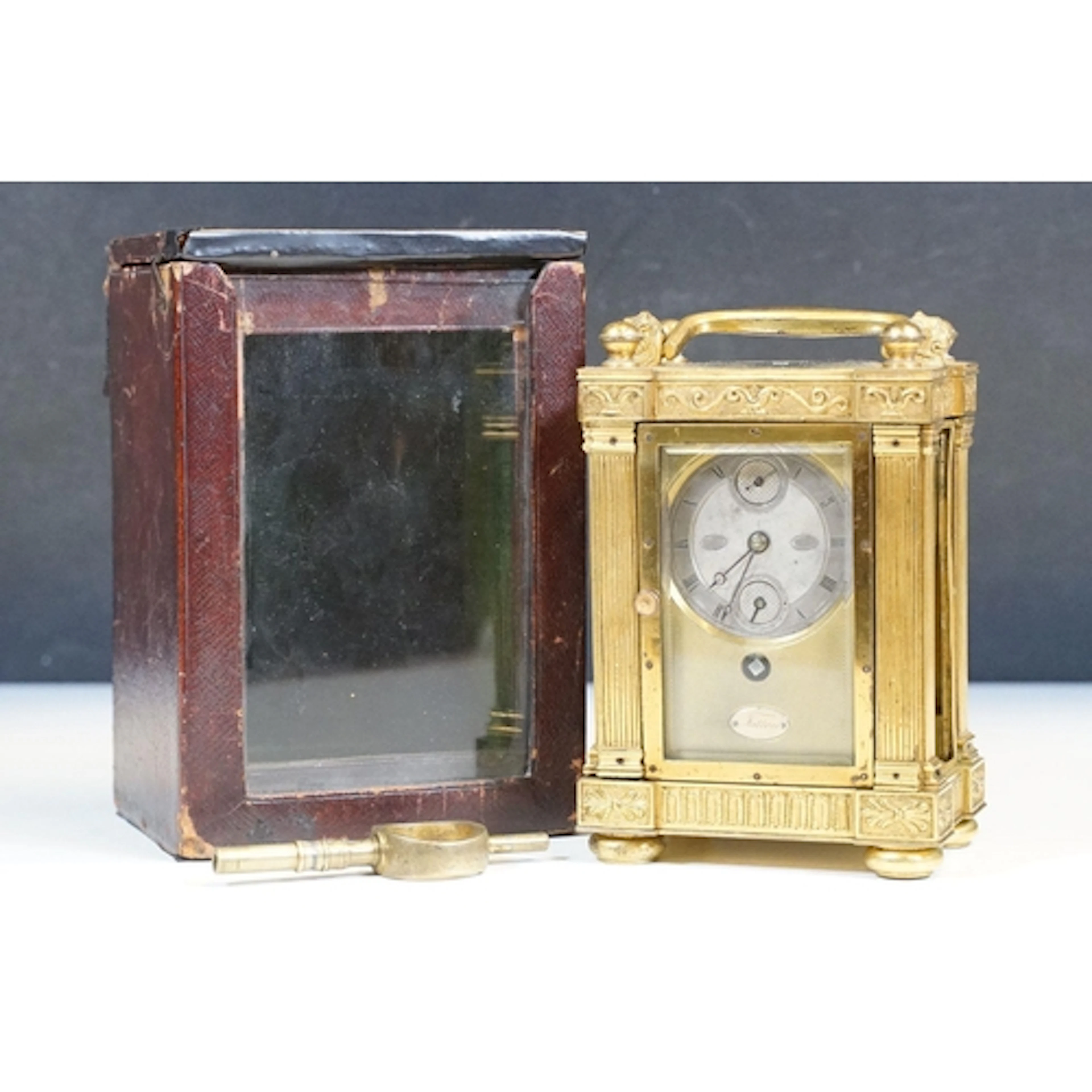 A Early-Mid 19th Century leather cased Fatton Frederick Loui...