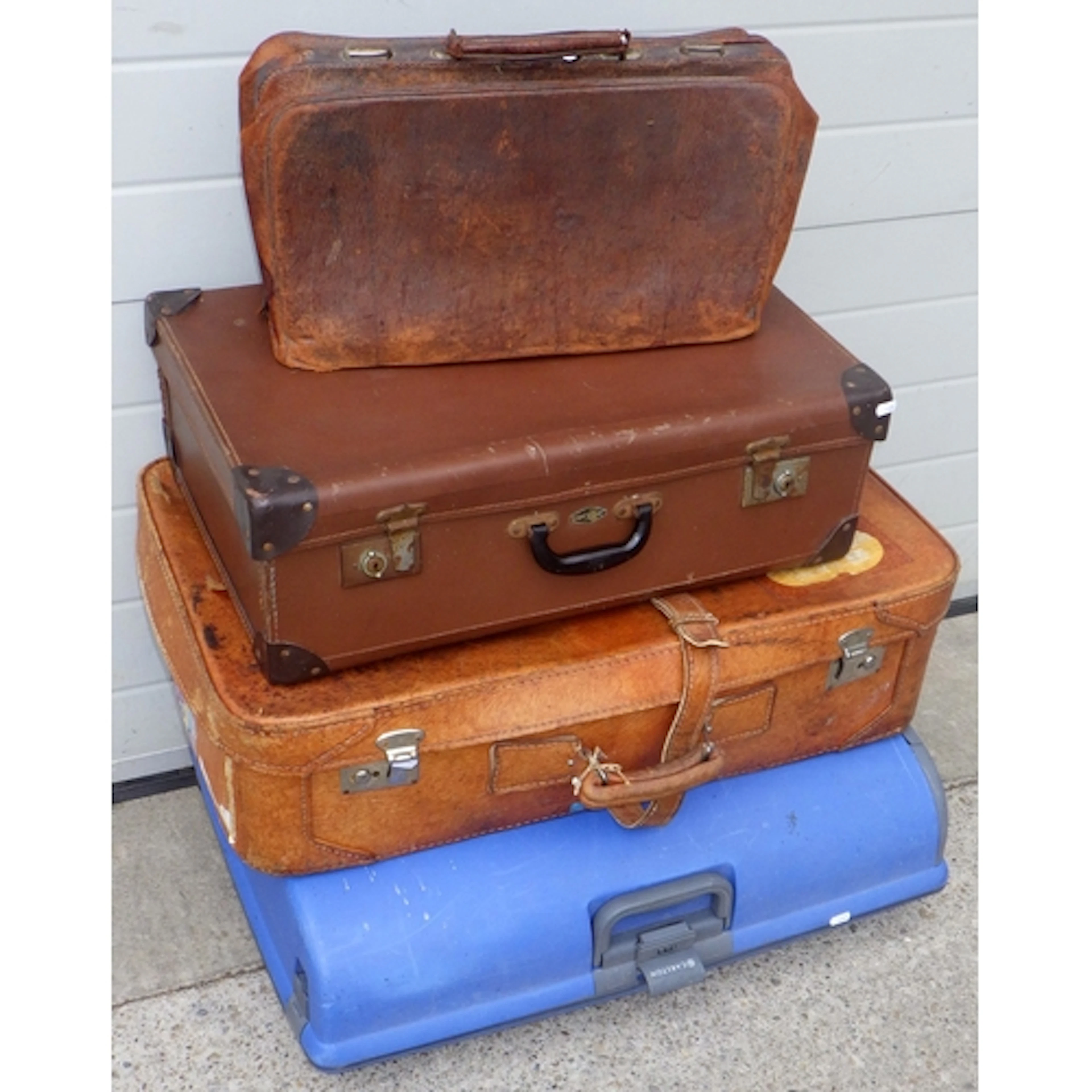 Four suitcases