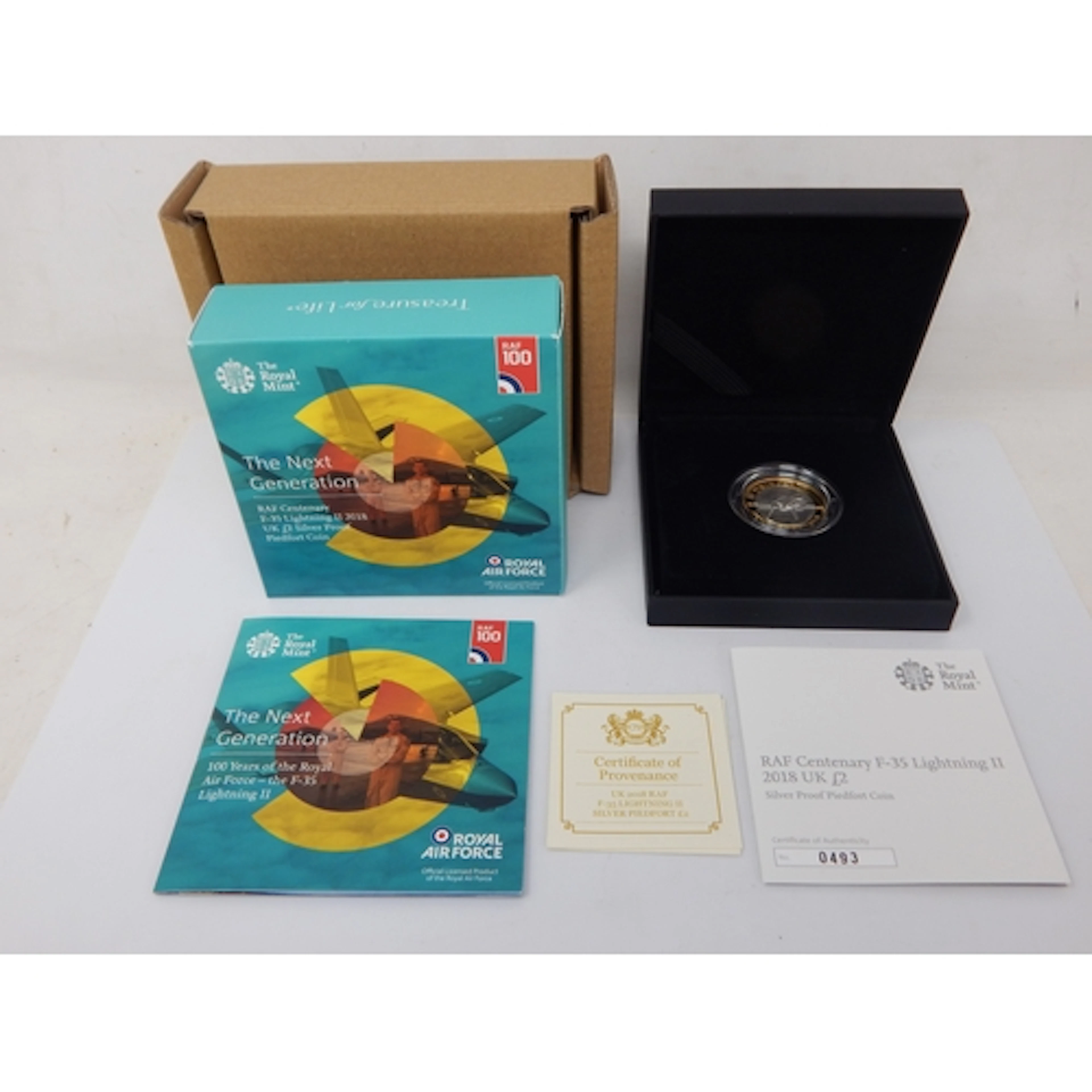 Royal Mint 2018 UK £2 Silver Proof Piedfort Coin Commemorati...