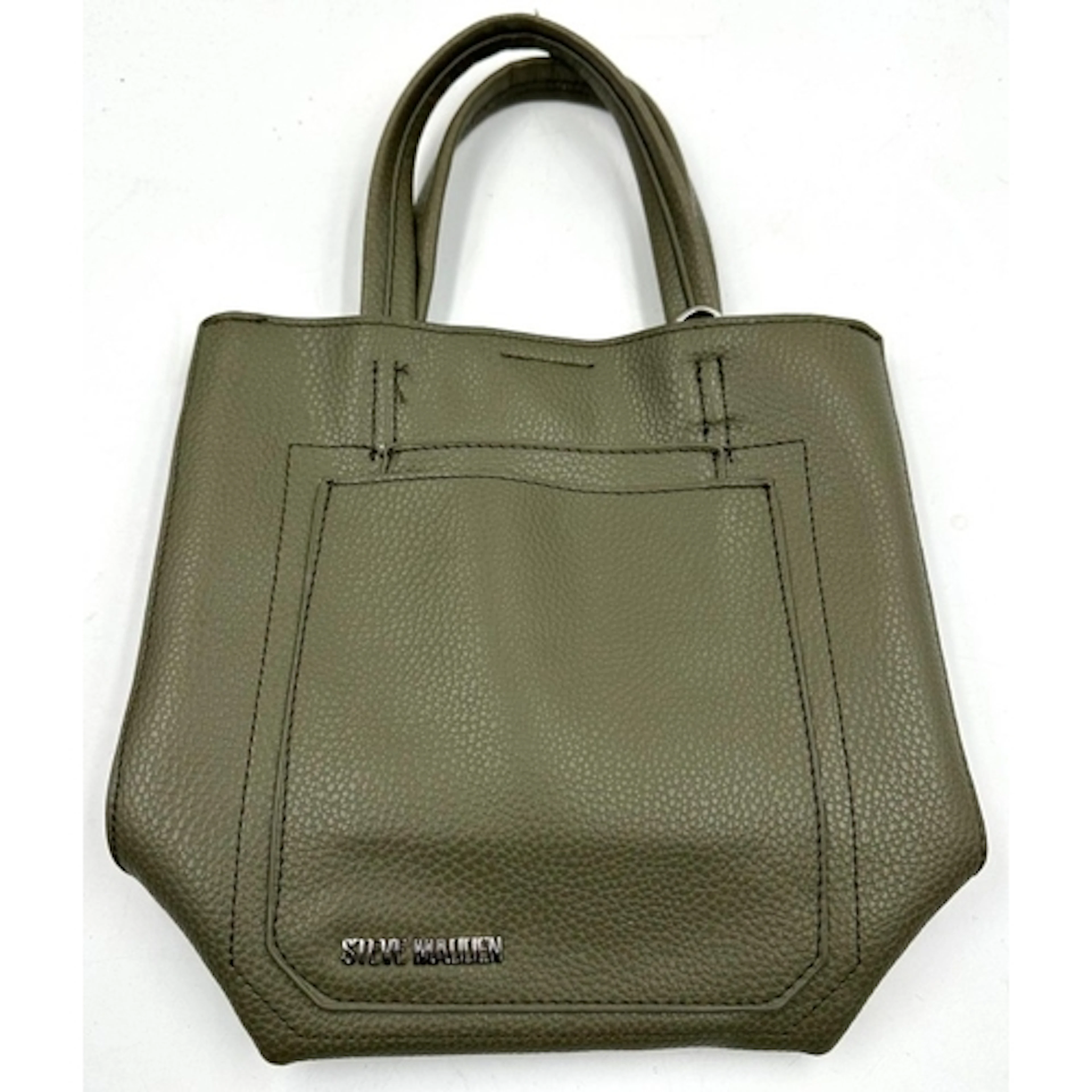 A Steve Madden leather handbag with side pocket