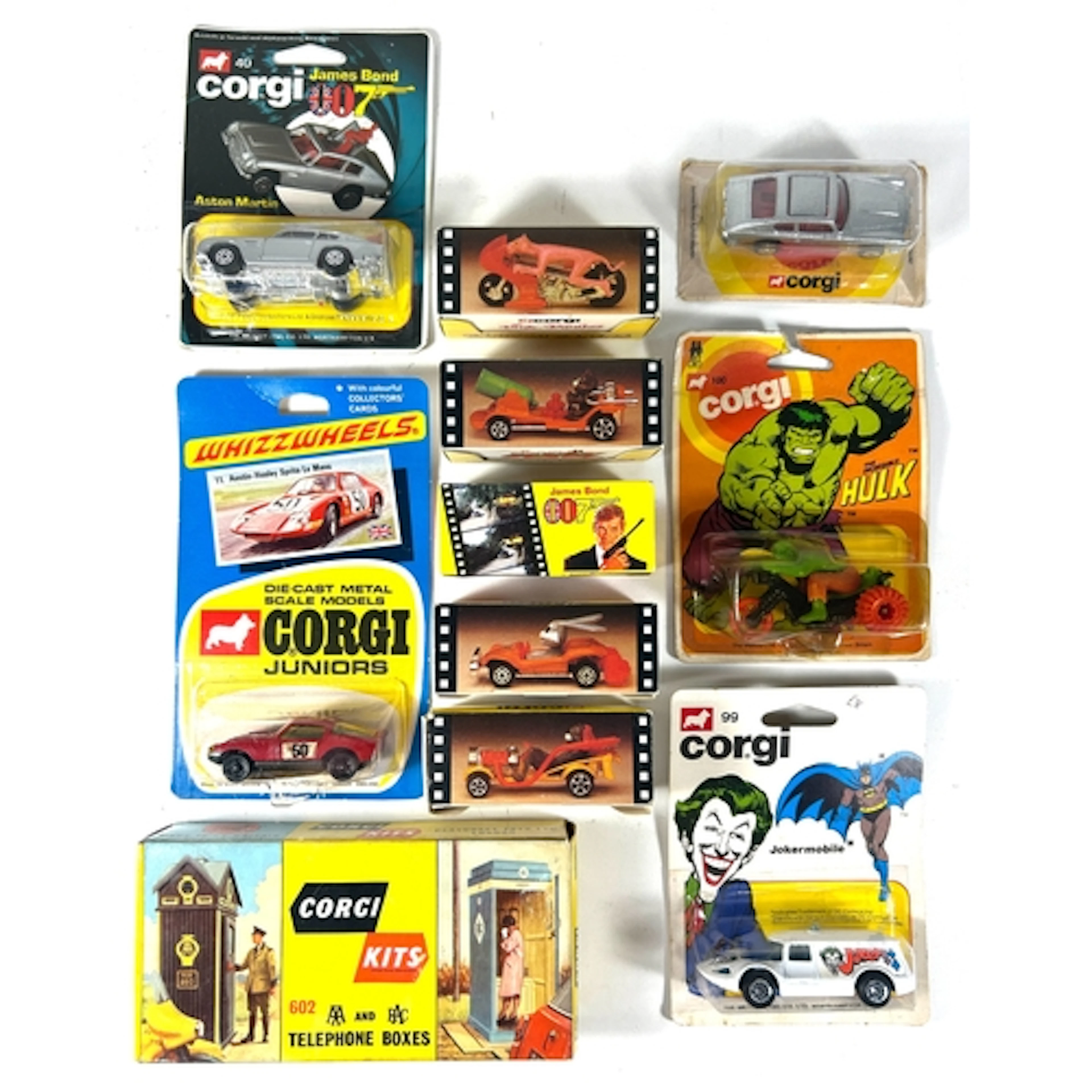 10 Corgi Juniors 'Whizzwheels' No.11 Austin-Healey Sprite Le...