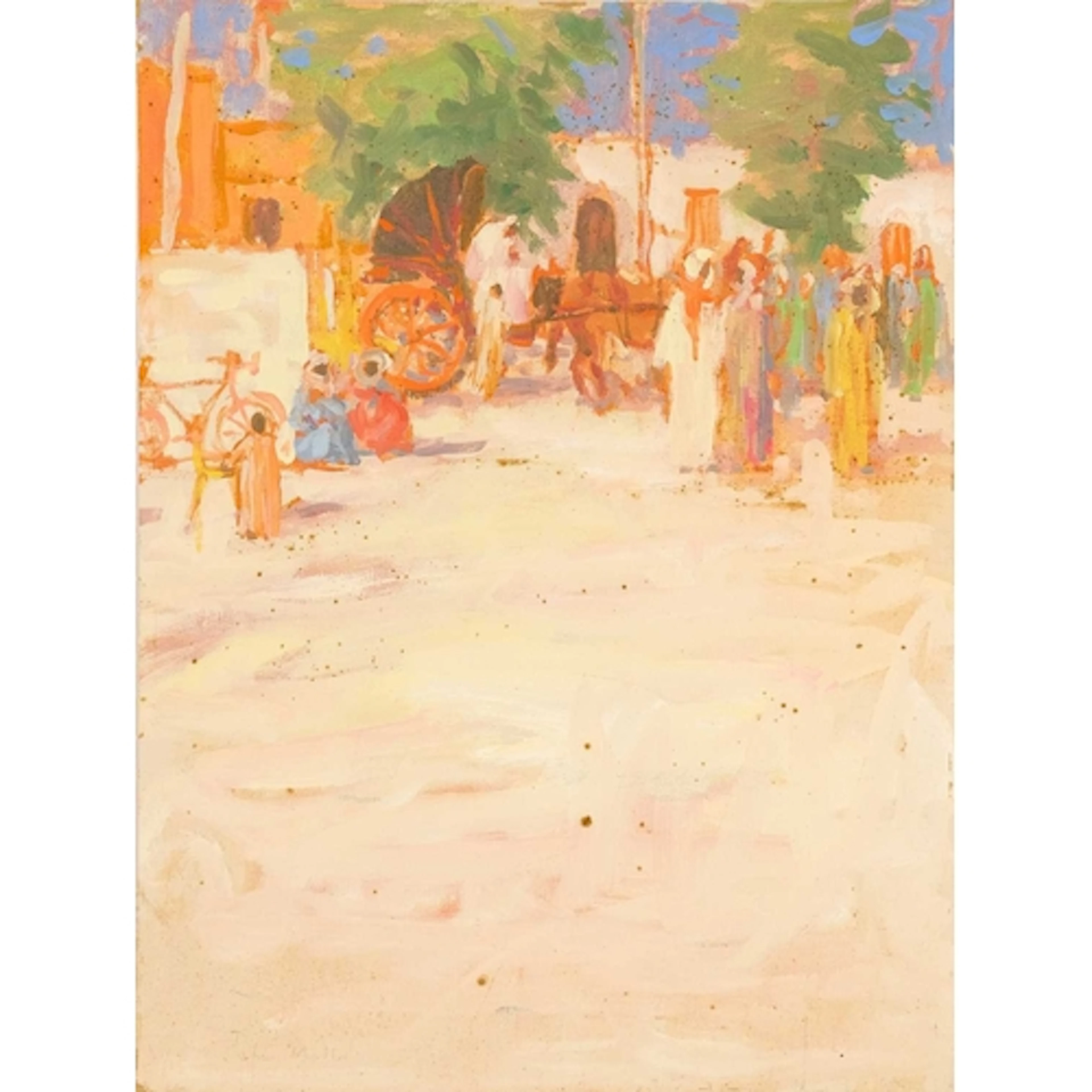 § John MILLER (1931-2002) By the Nile Oil on board, 41 x 30....