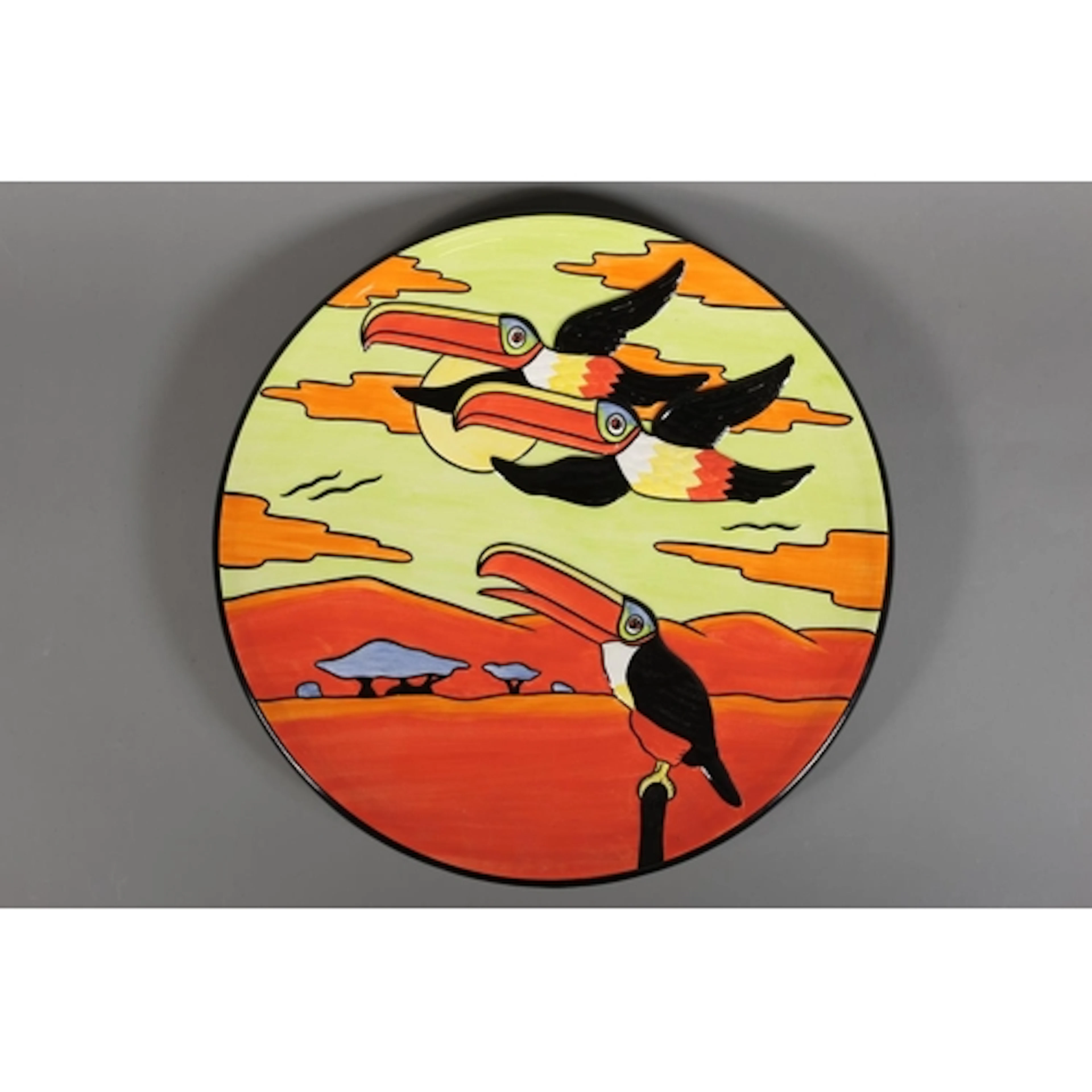 Lorna Bailey Guinness Toucan over an African Sunset limited ...