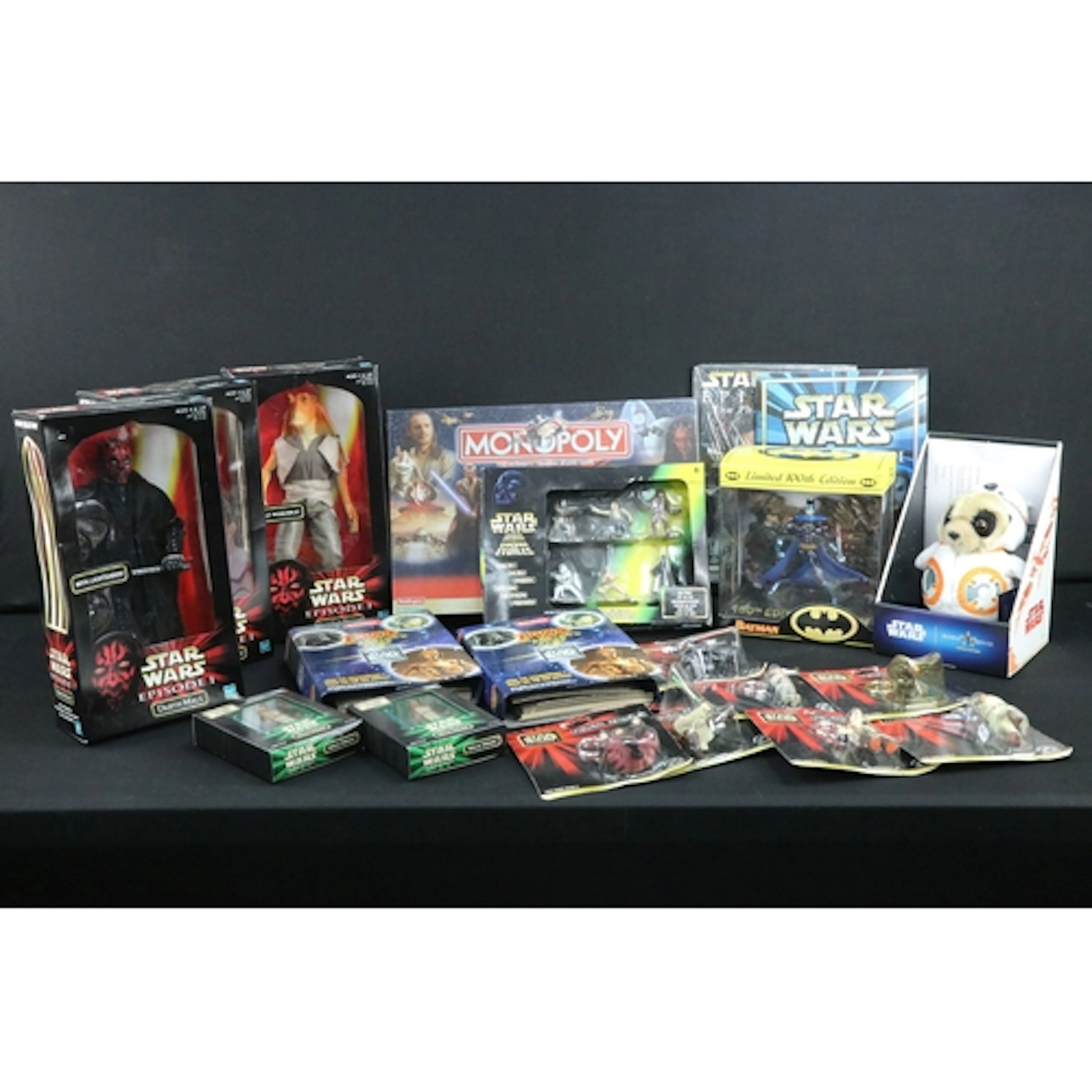 Collection of Star Wars figures, games and ephemera to inclu...