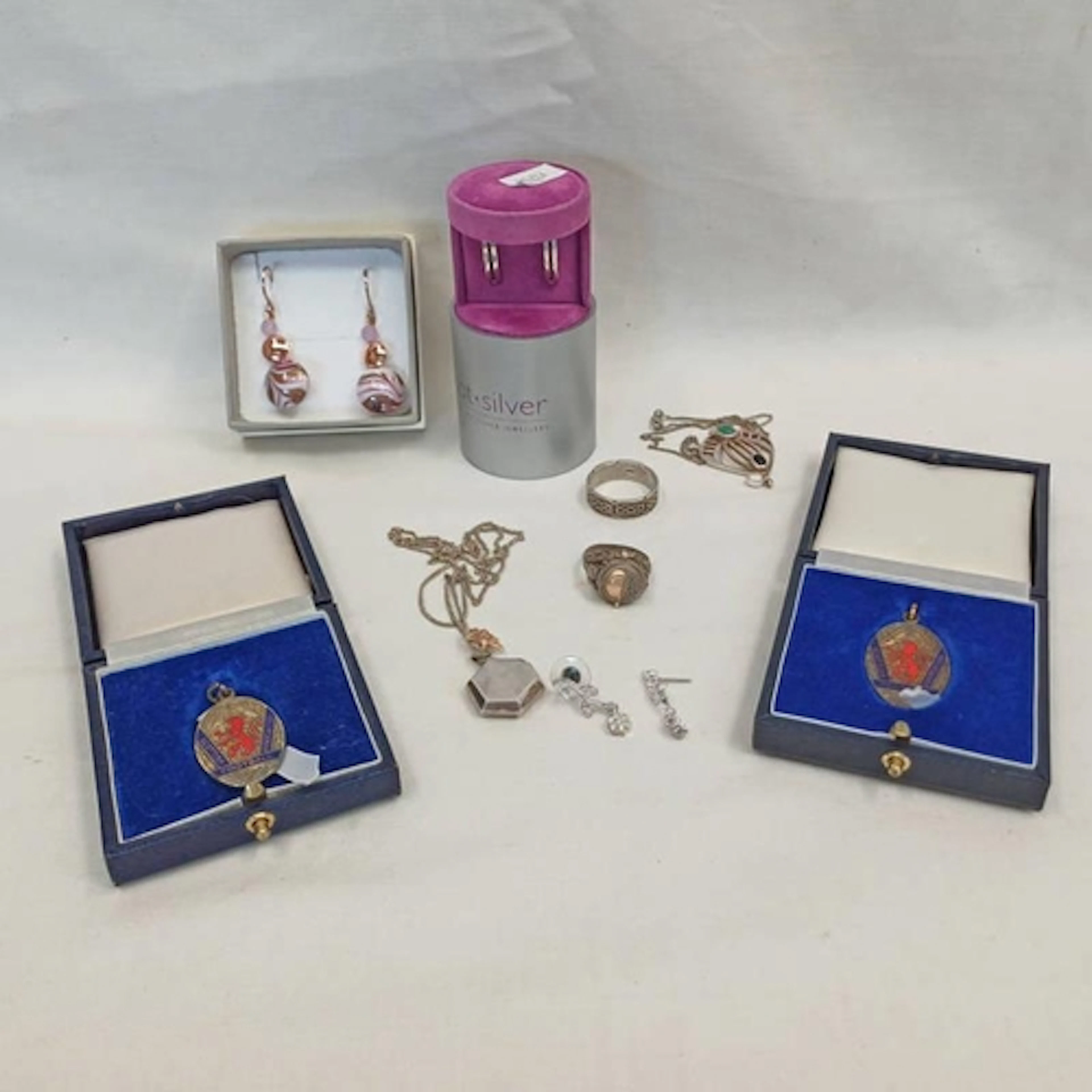 925 SILVER PENDANT ON CHAIN, 925 SILVER LOCKET ON CHAIN, 925...