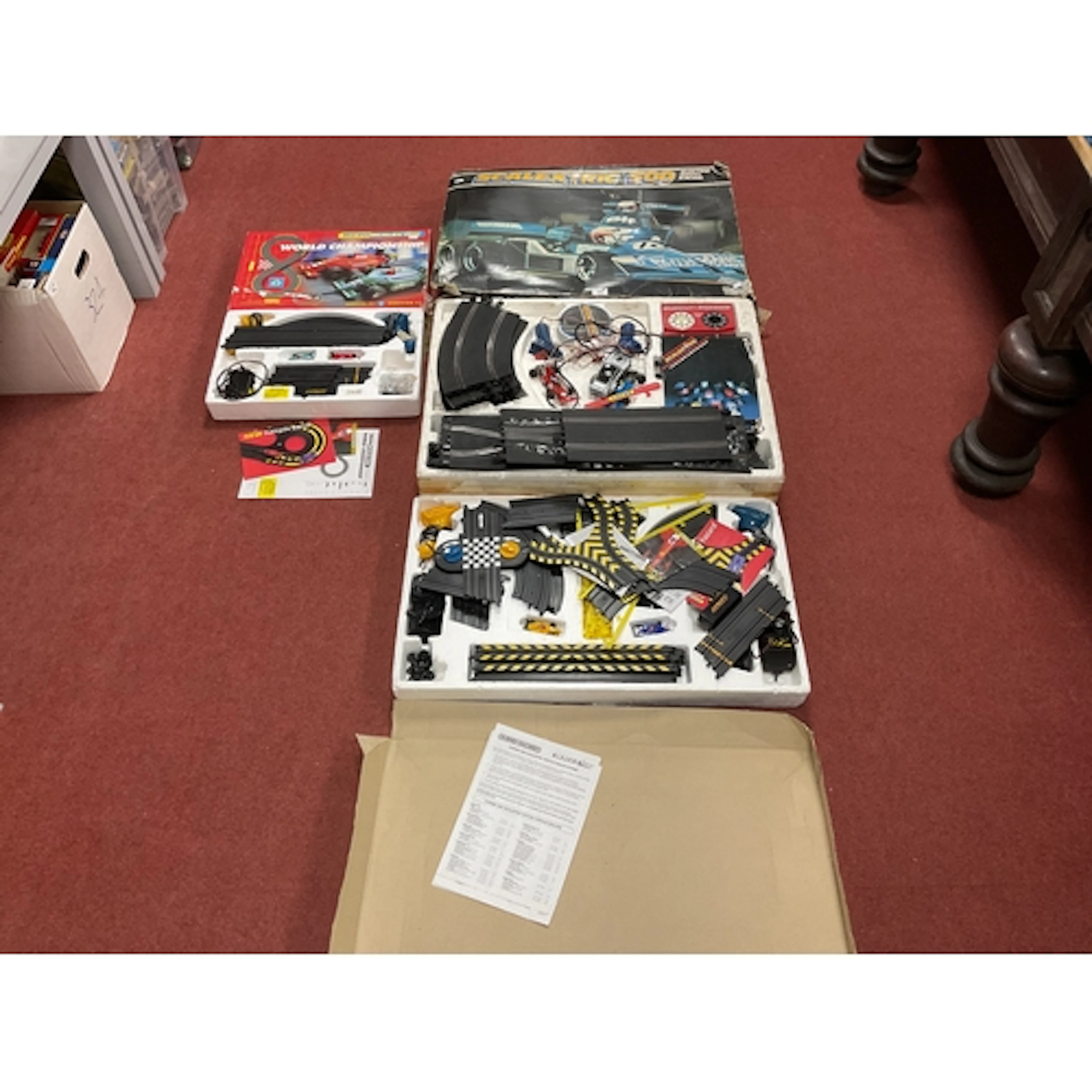 Scalextrix interest to include Scalextric 500 1:32 scale slo...