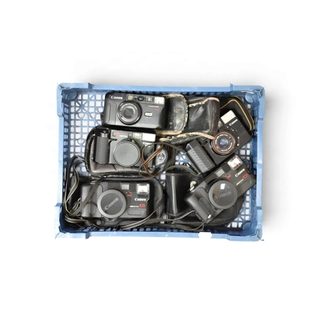 Canon 35mm Compact Film Cameras to include two Megazoom 105 ...