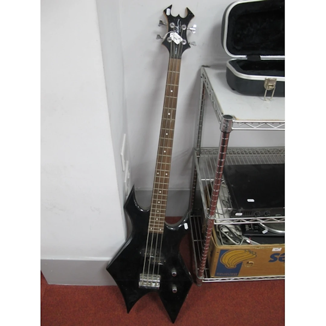 B.C. Rich Warlock Bass Guitar, circa 2006.