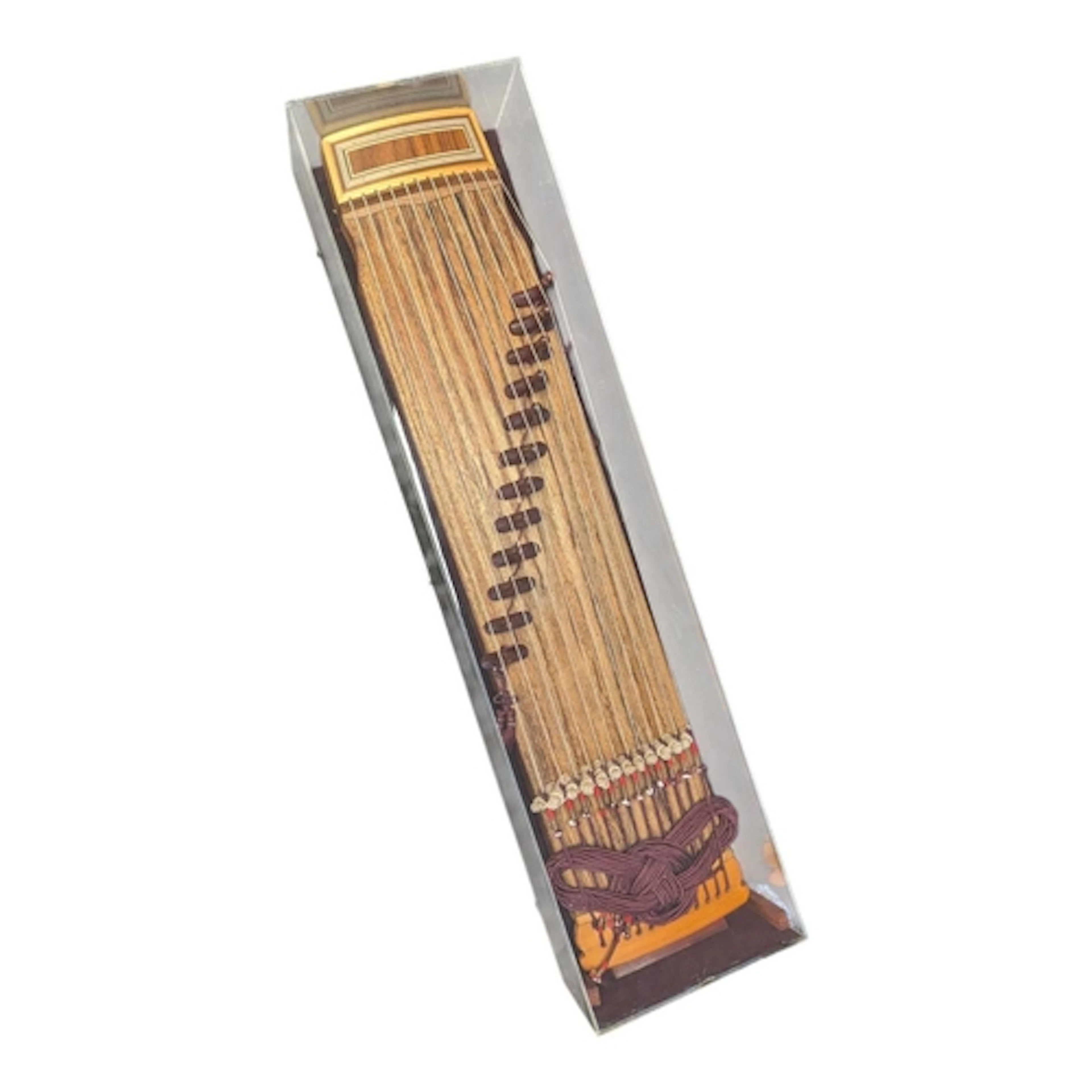 20th century vintage Korean Gayageum traditional stringed in...