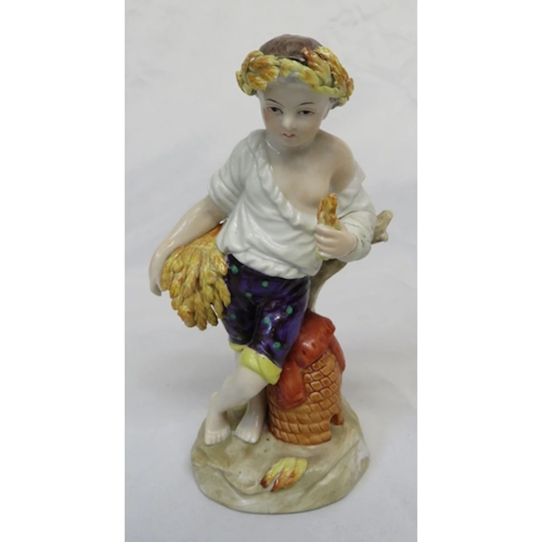 Antique Porcelain Figurine The Four Seasons Series entitled ...
