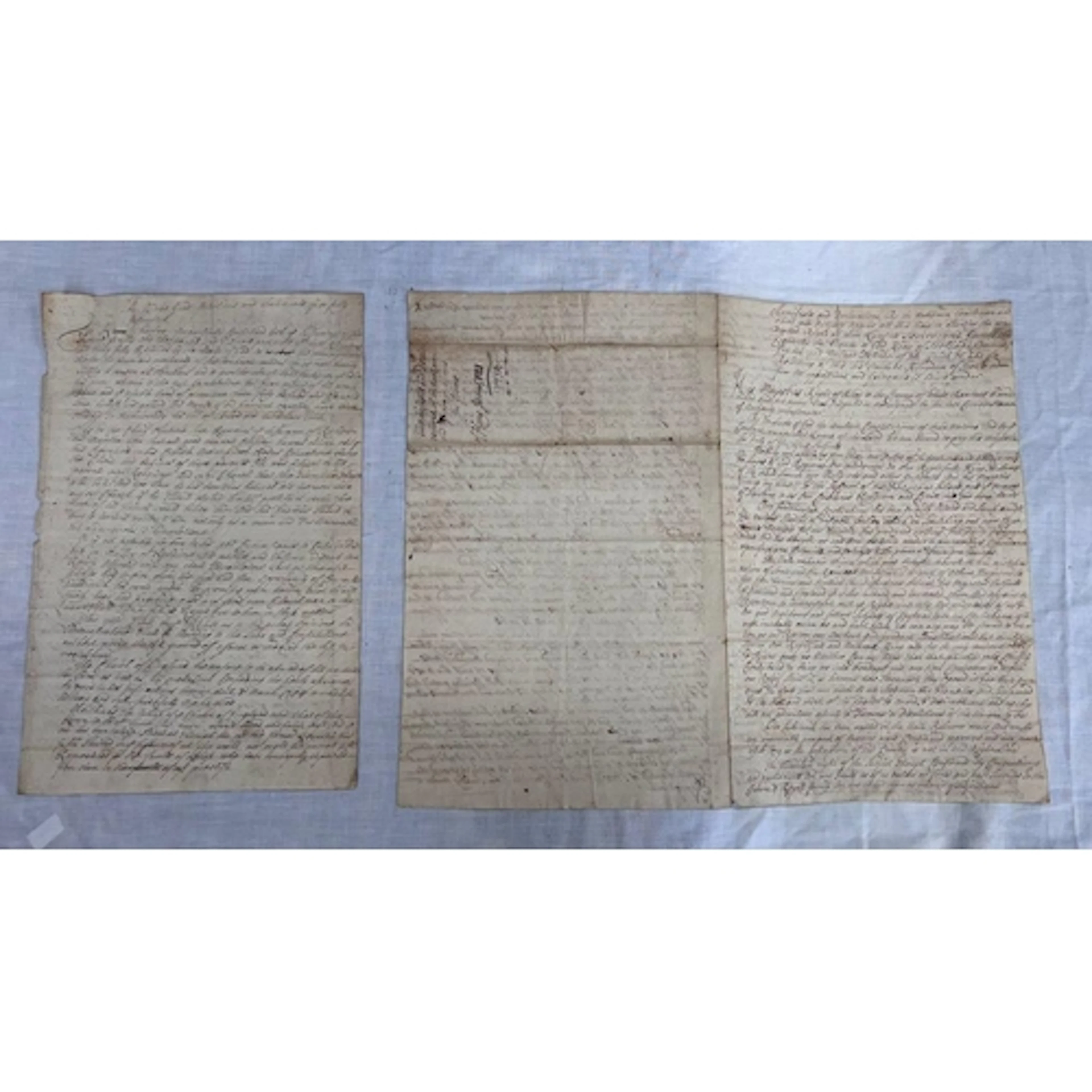 JACOBITE INTEREST: FOLDER CONTAINING TWO MANUSCRIPT DOCUMENT...