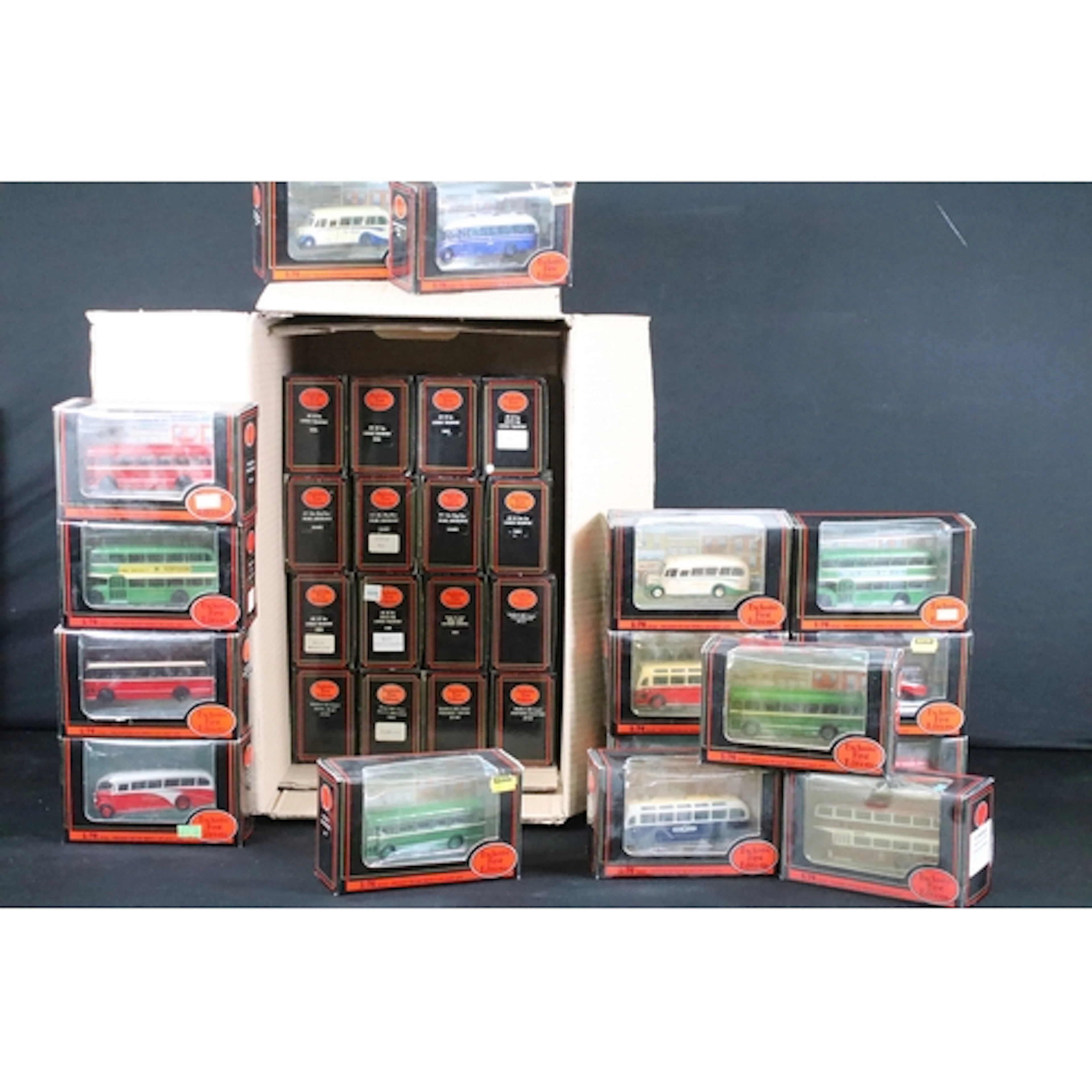 32 Boxed EFE Exclusive First Editions diecast model buses to...