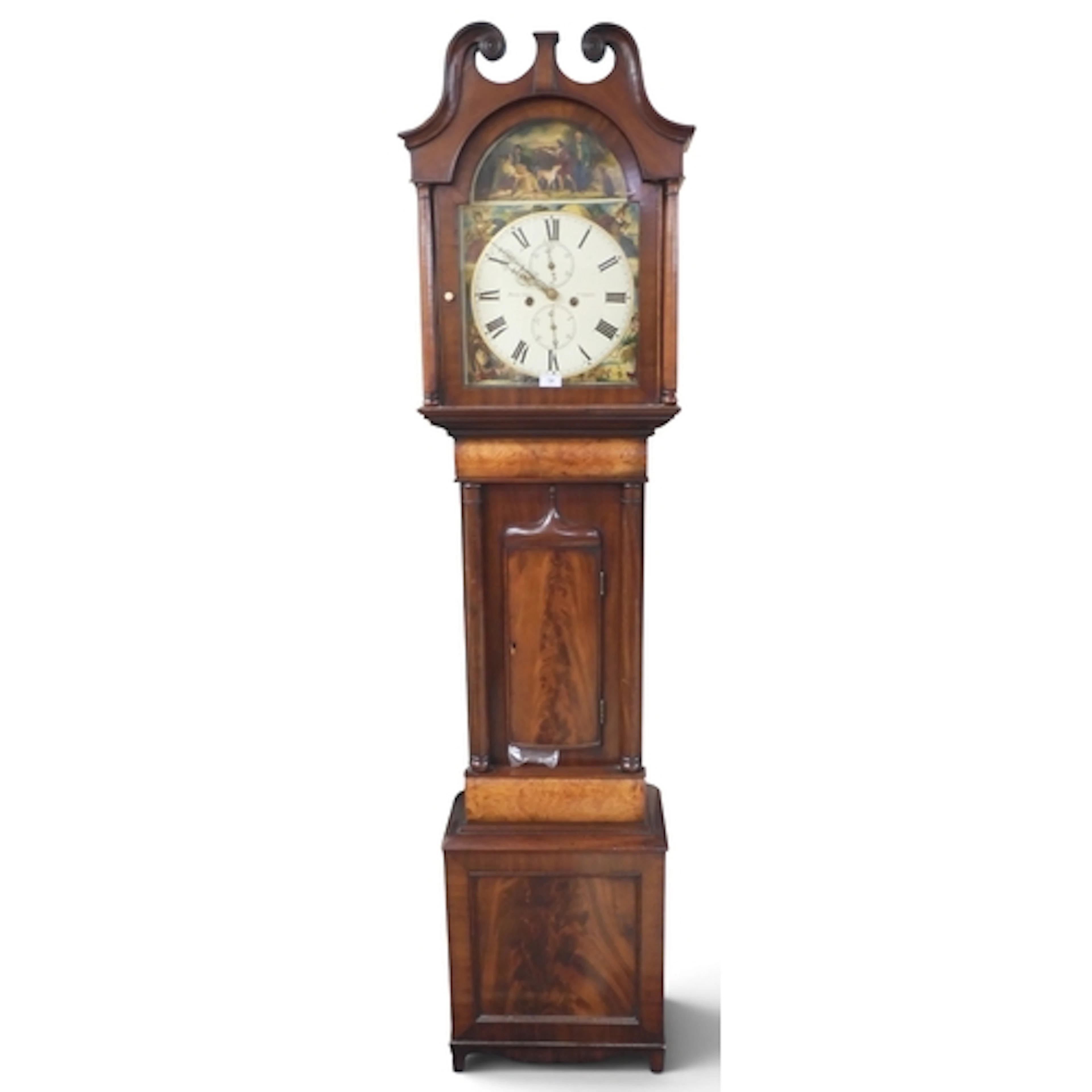A 19th century mahogany cased Peter Keir, Falkirk longcase c...