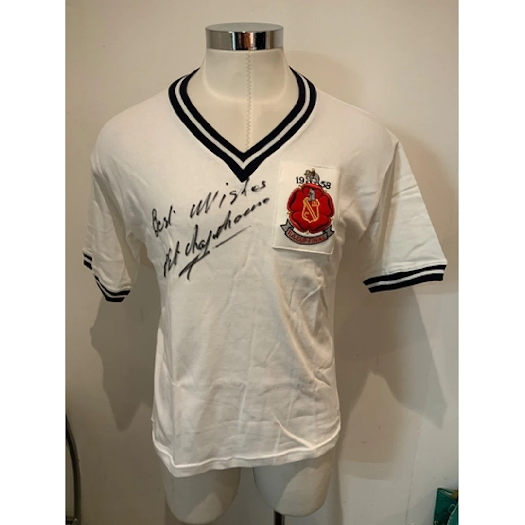 Bolton Lofthouse 1958 FA Cup Final Signed Football Shirt: To...
