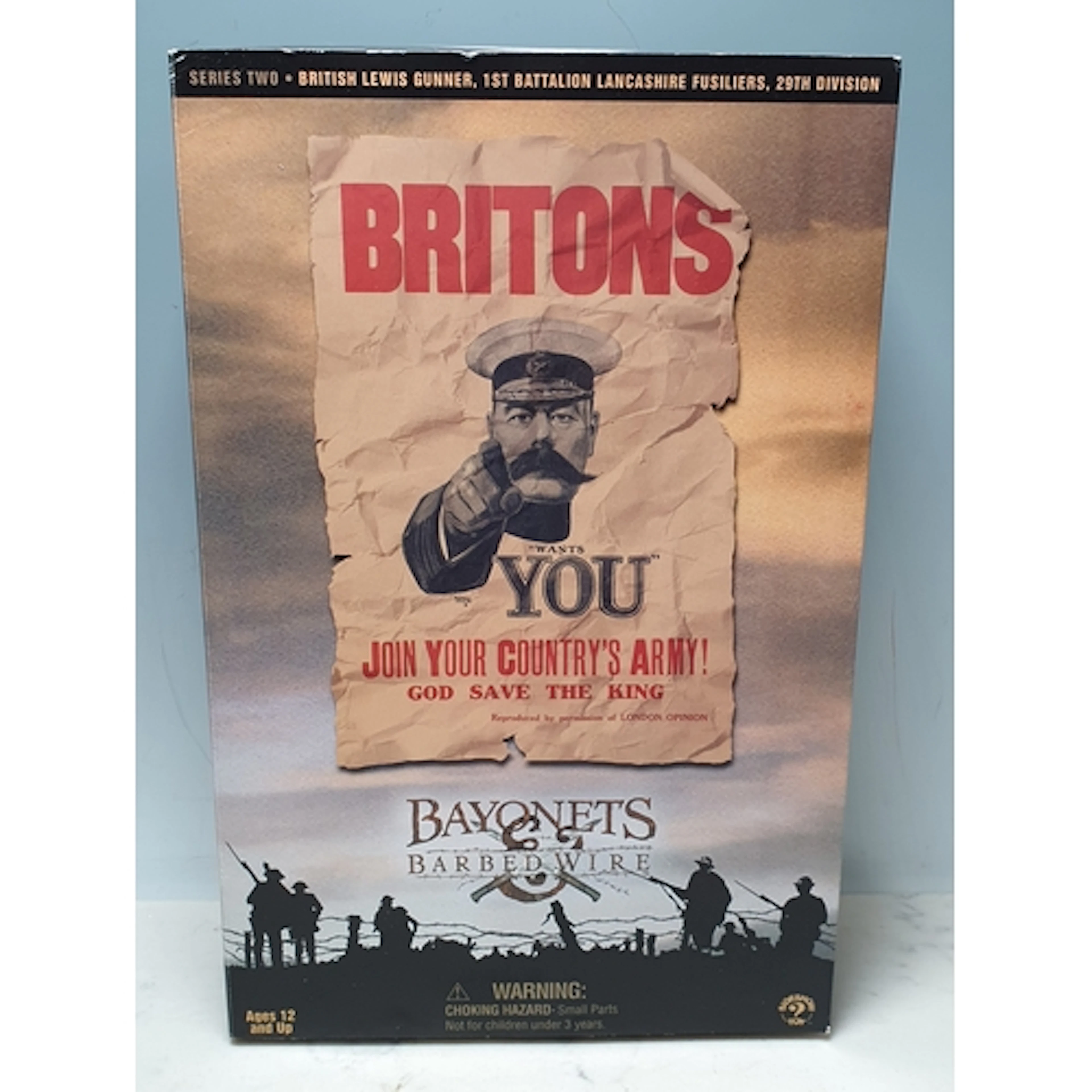 A boxed Bayonets & Barbed Wire British Lewis Gunner, 1st Bat...