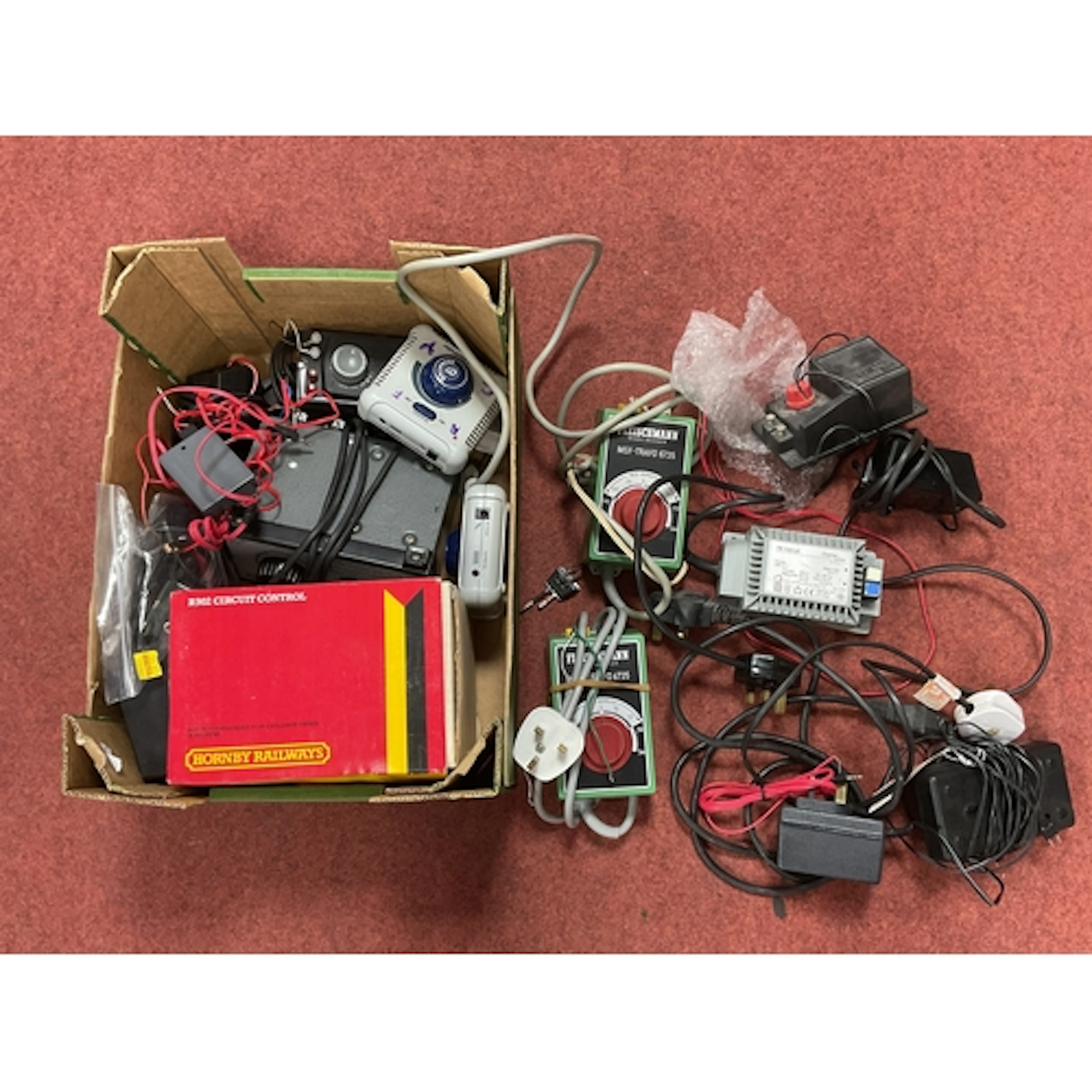 A quantity of model railway control equipment by Hornby and ...
