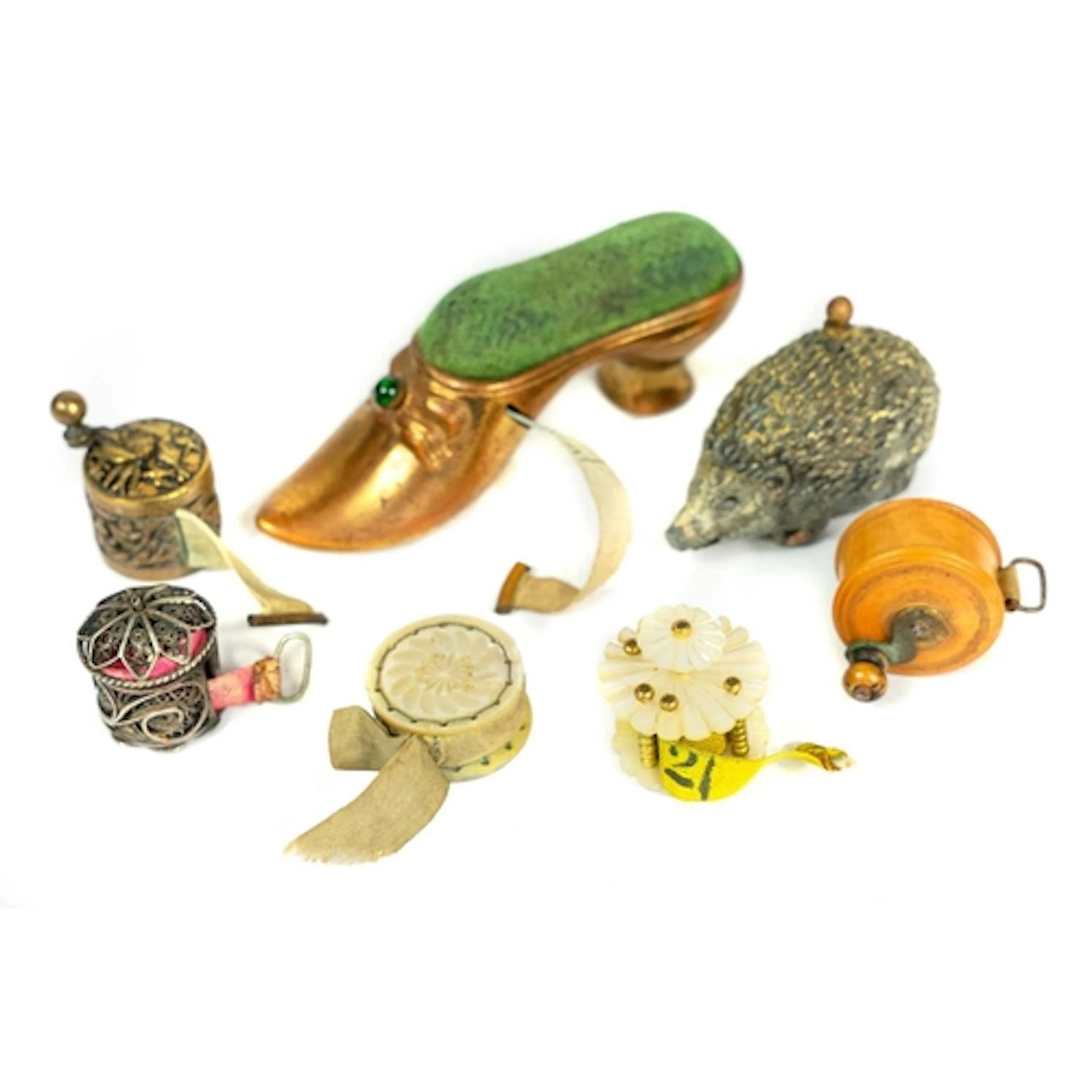 Sewing Accessories - Tape Measures etc. A collection of tape...