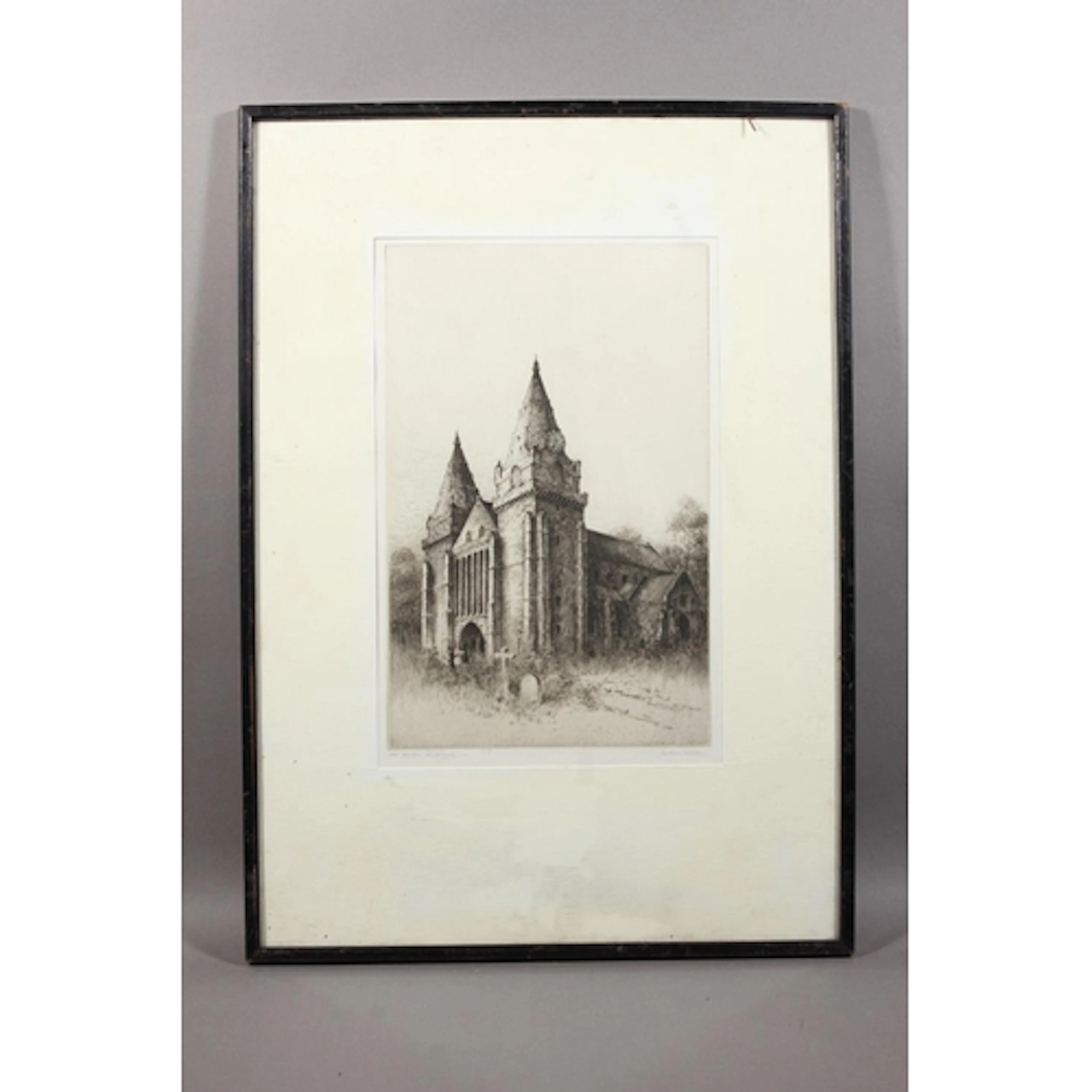 HENRY JACKSON SIMPSON (Scottish 1893-1963), Old Machar, etch...