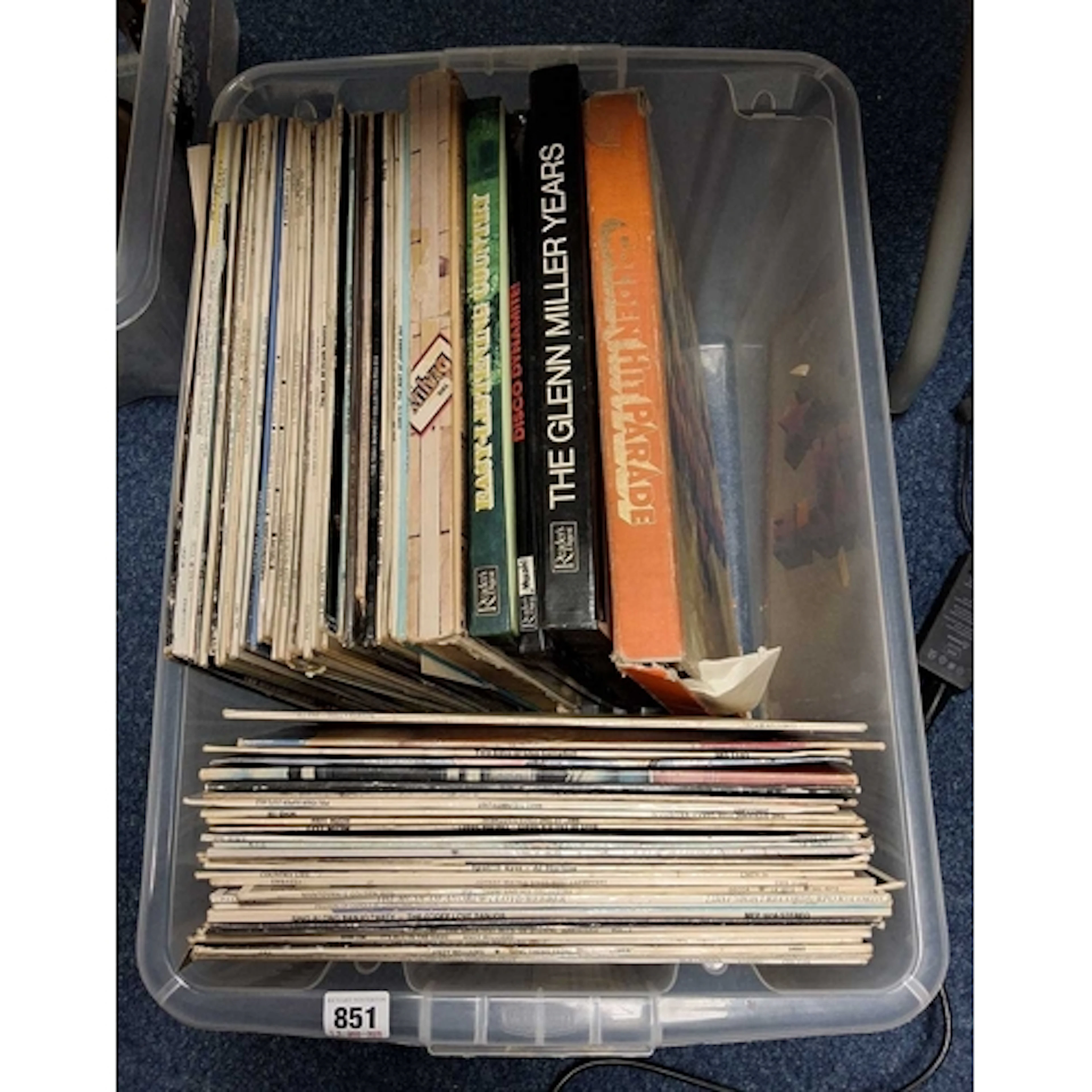 ONE BOX OF RECORDS, approximately seventy examples of mixed ...