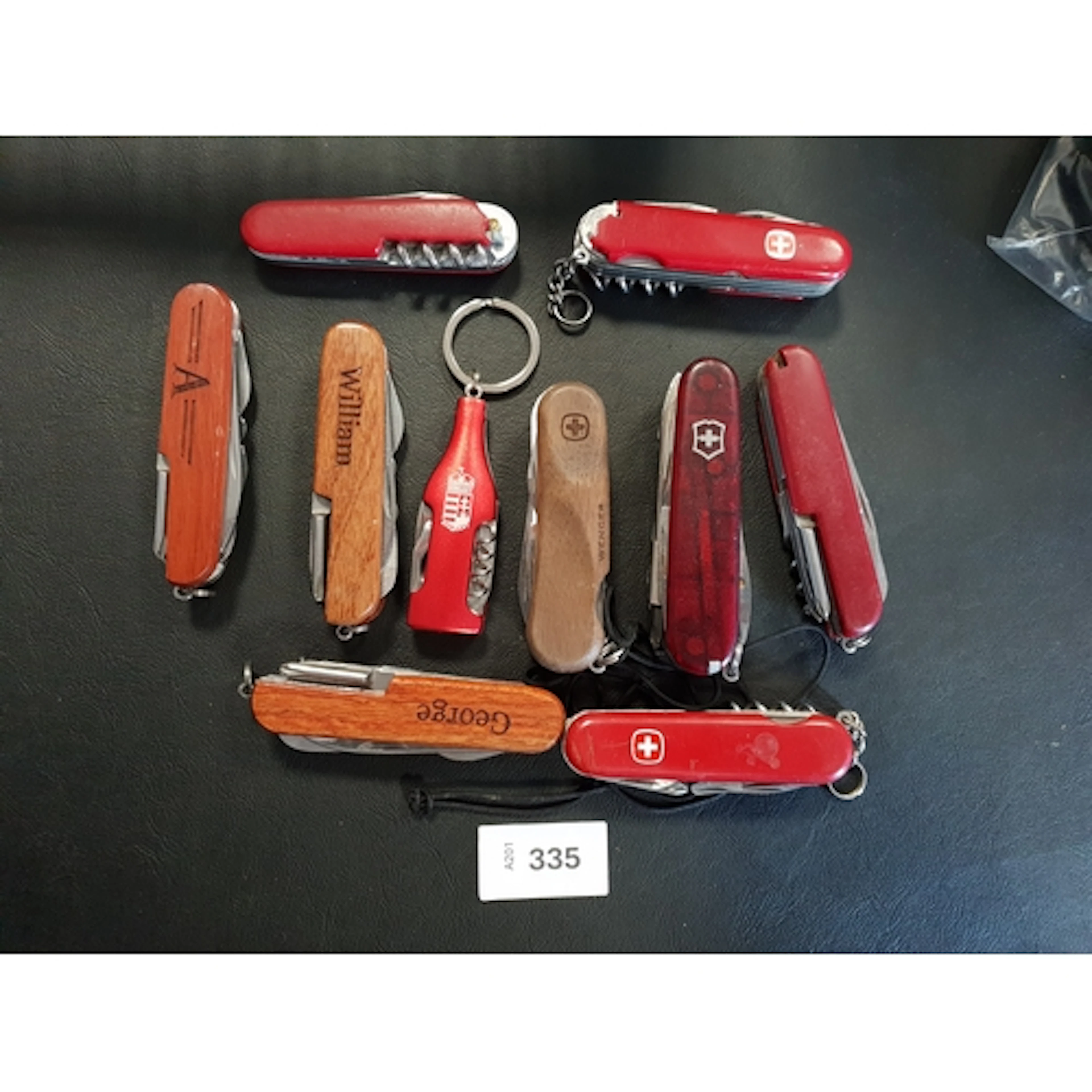 TEN SWISS ARMY KNIVES including Victorinox (10) Note: You mu...