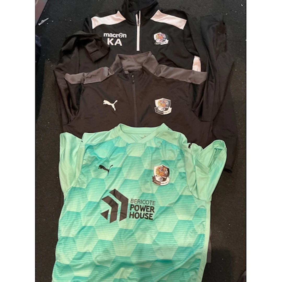 Non League Football Shirt Collection: Includes two player is...