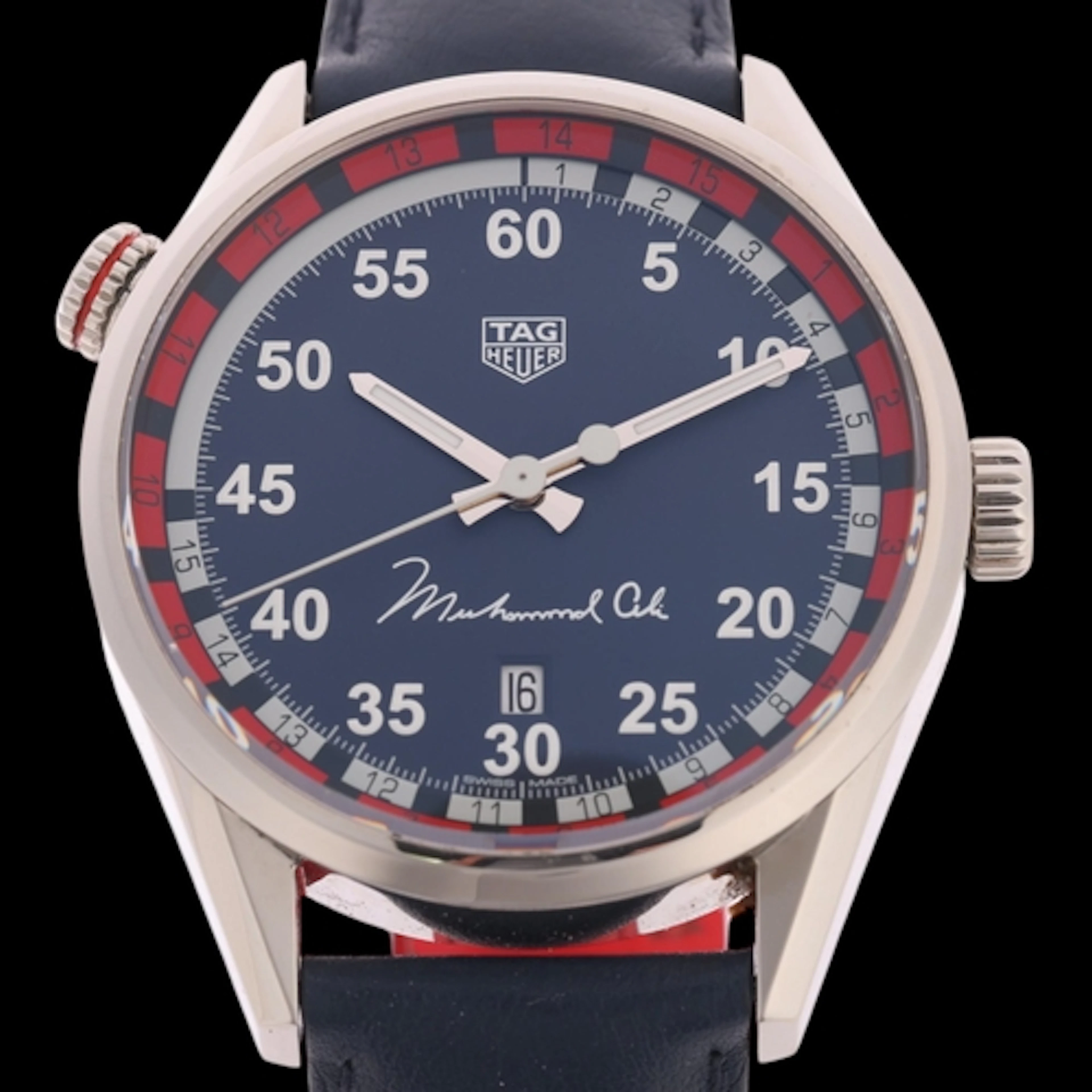 TAG HEUER - a stainless steel Carrera 'Muhammad Ali' automat...