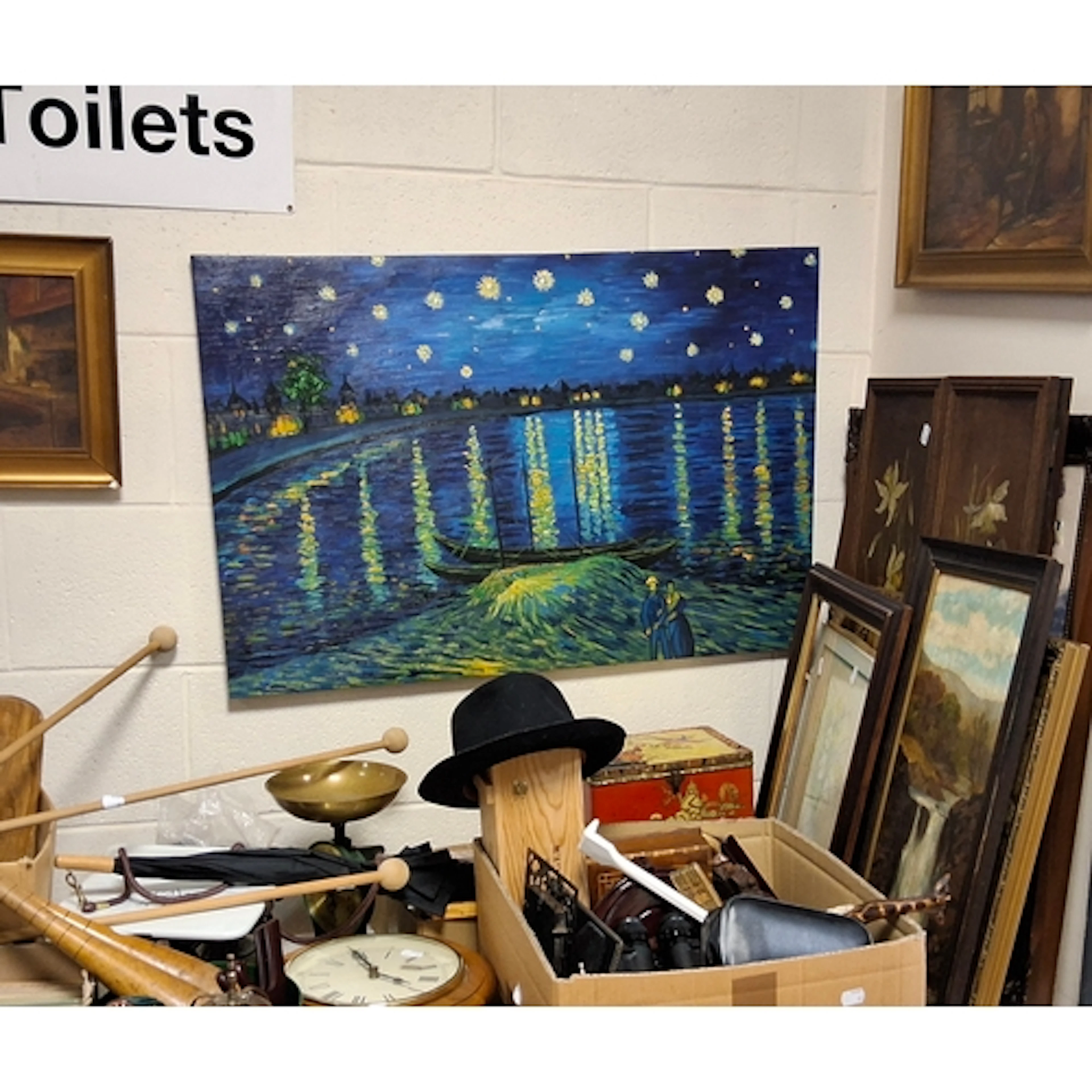 FIVE BOXES AND LOOSE MISCELLANEOUS ITEMS, to include vintage...